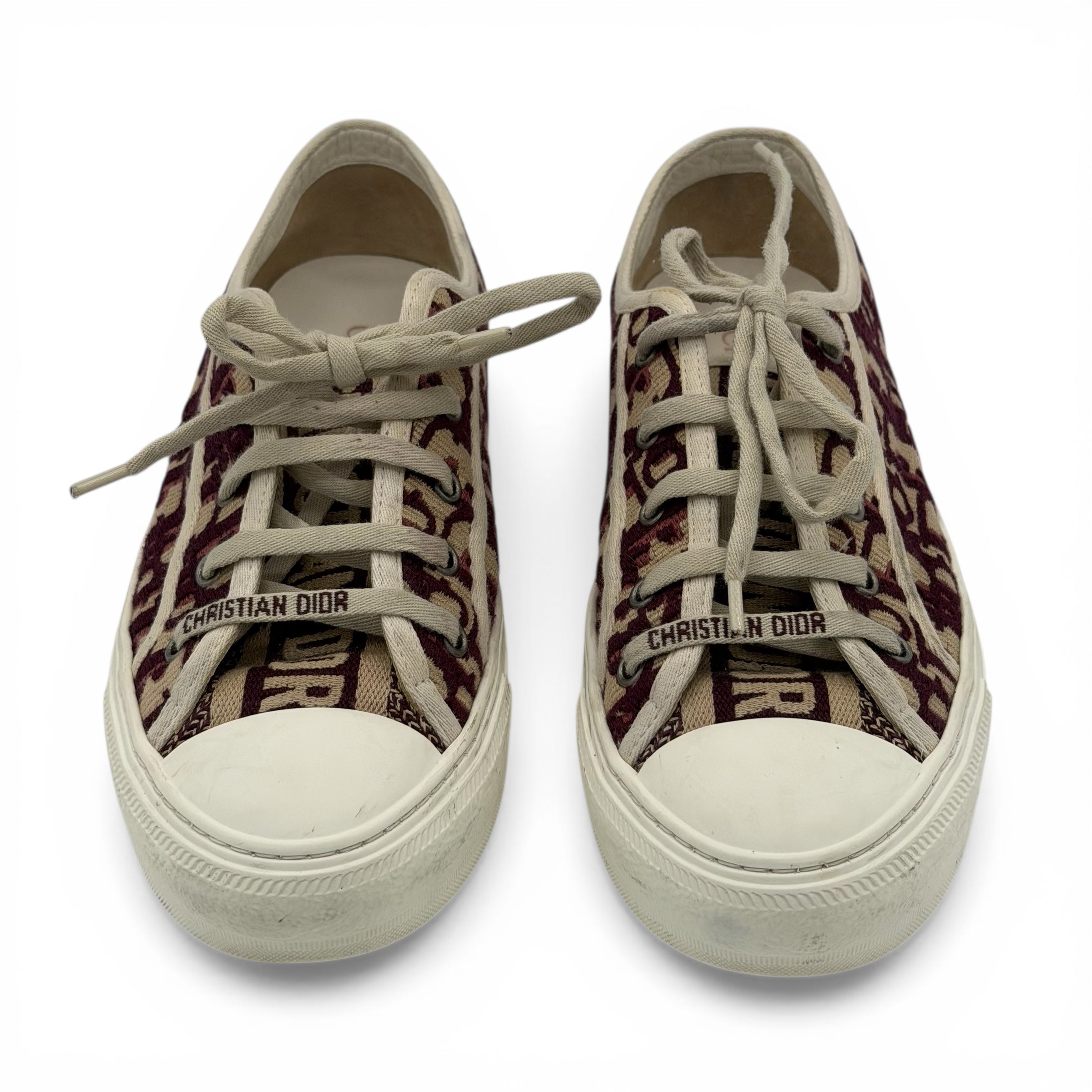 Dior - Baskets Walk’N’Dior bordeaux T.39