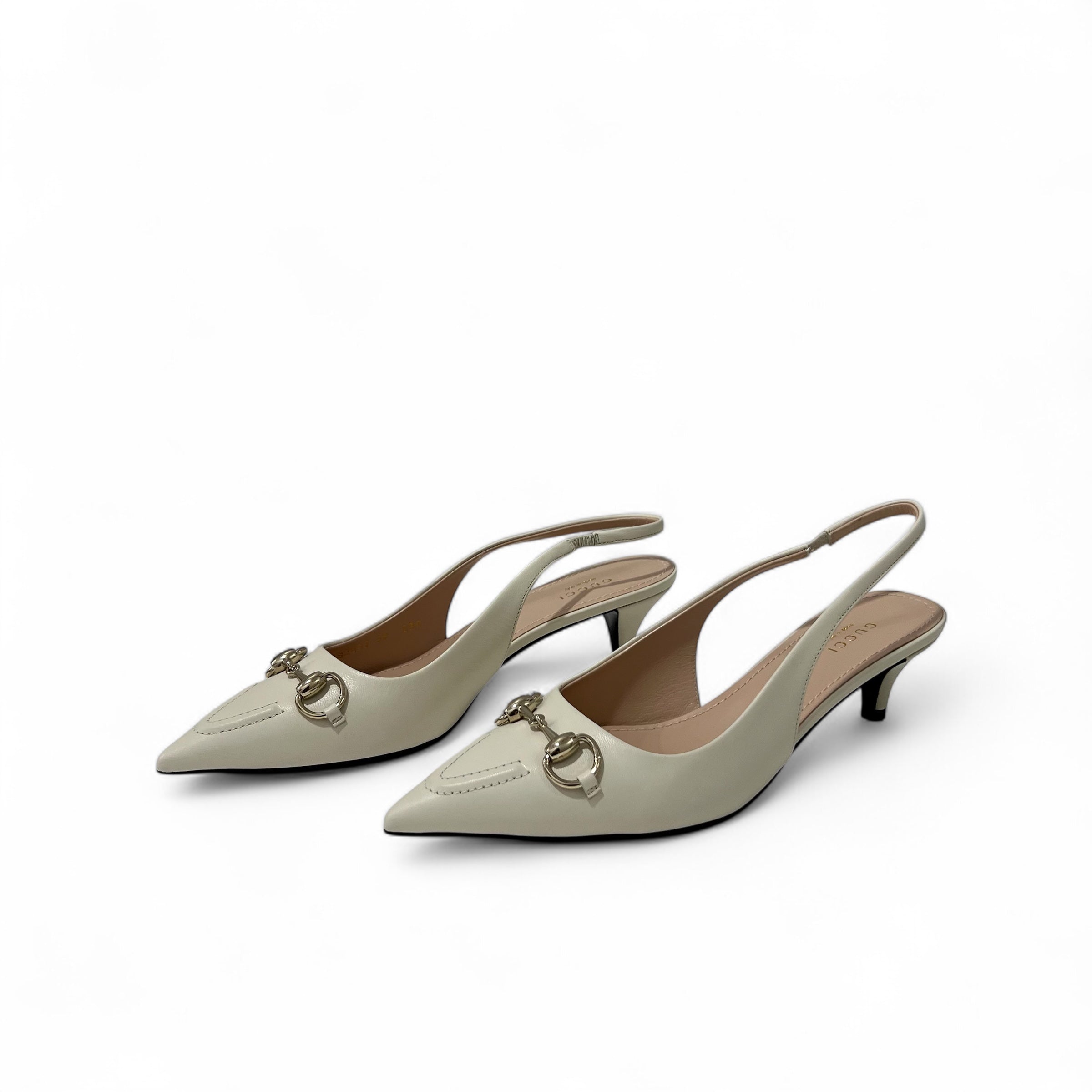 Gucci - Elfenbeinfarbene Pumps Gr.39