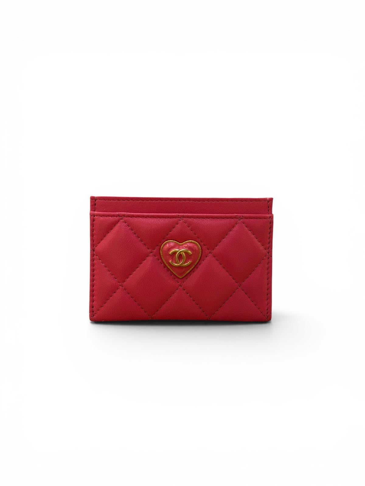 Chanel - Portacarte rosa in edizione limitata