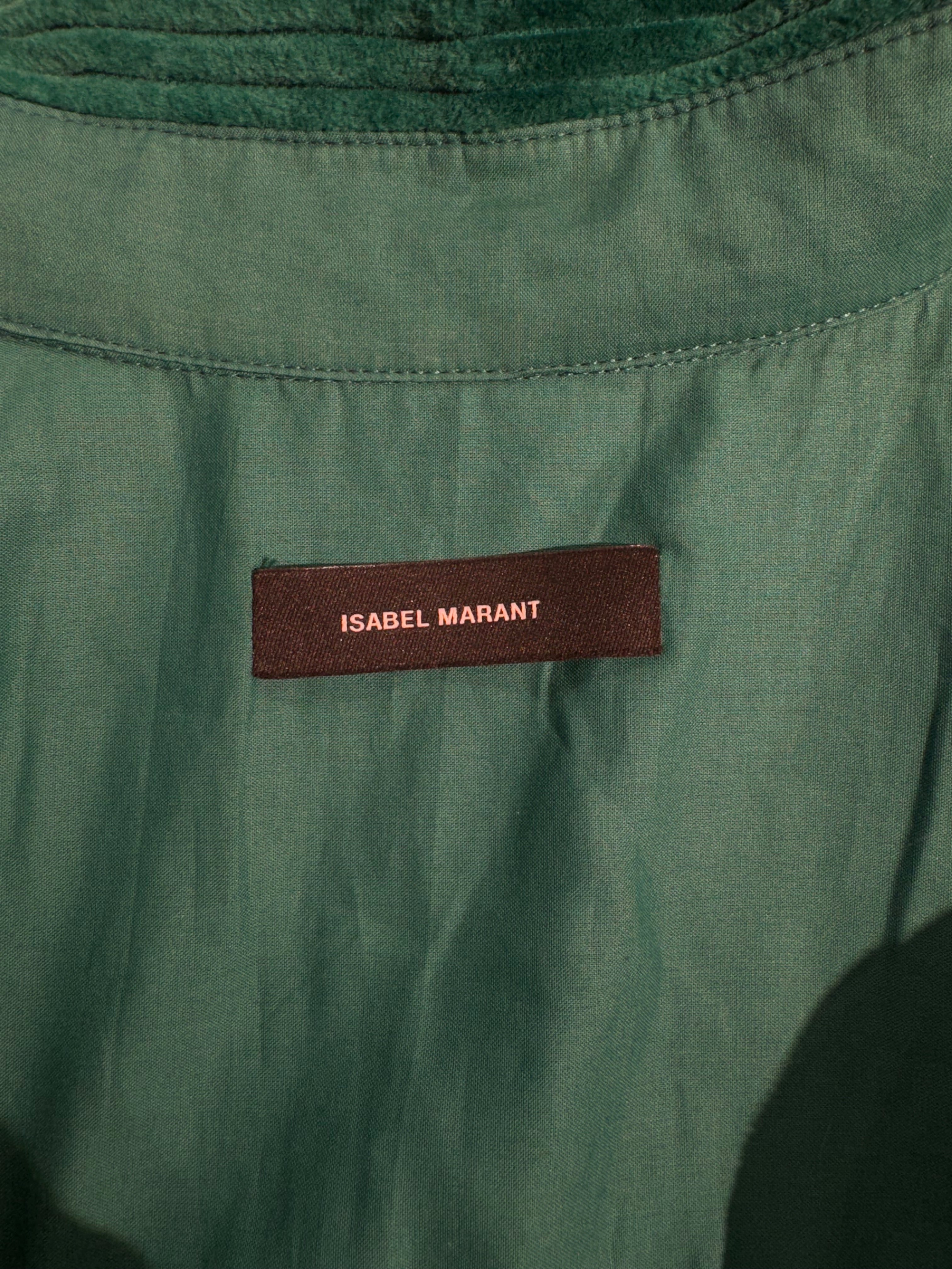Isabel Marant - Veste verte côtelées T36