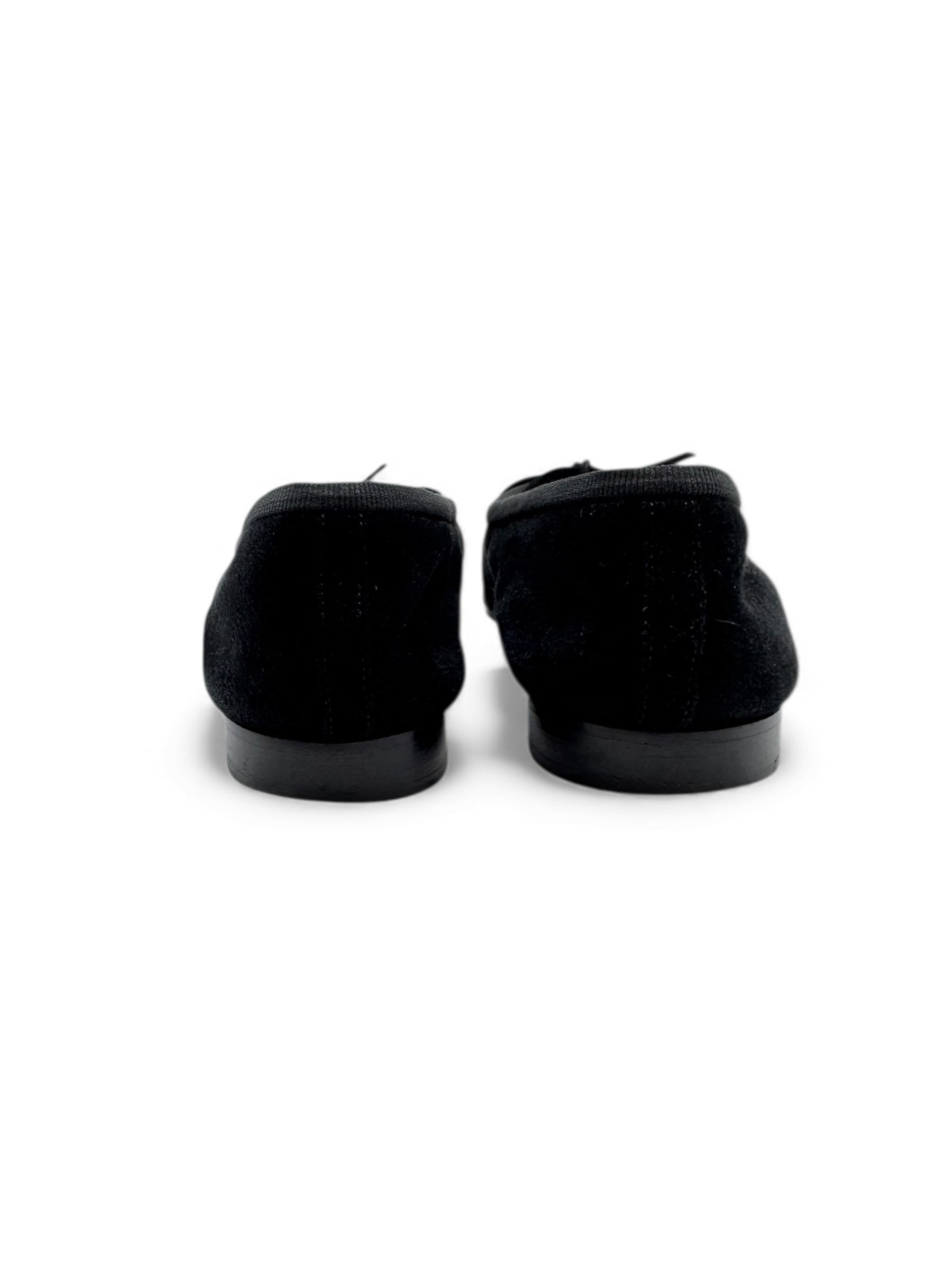 Chanel – Schwarze Ballerinas, Größe 36,5