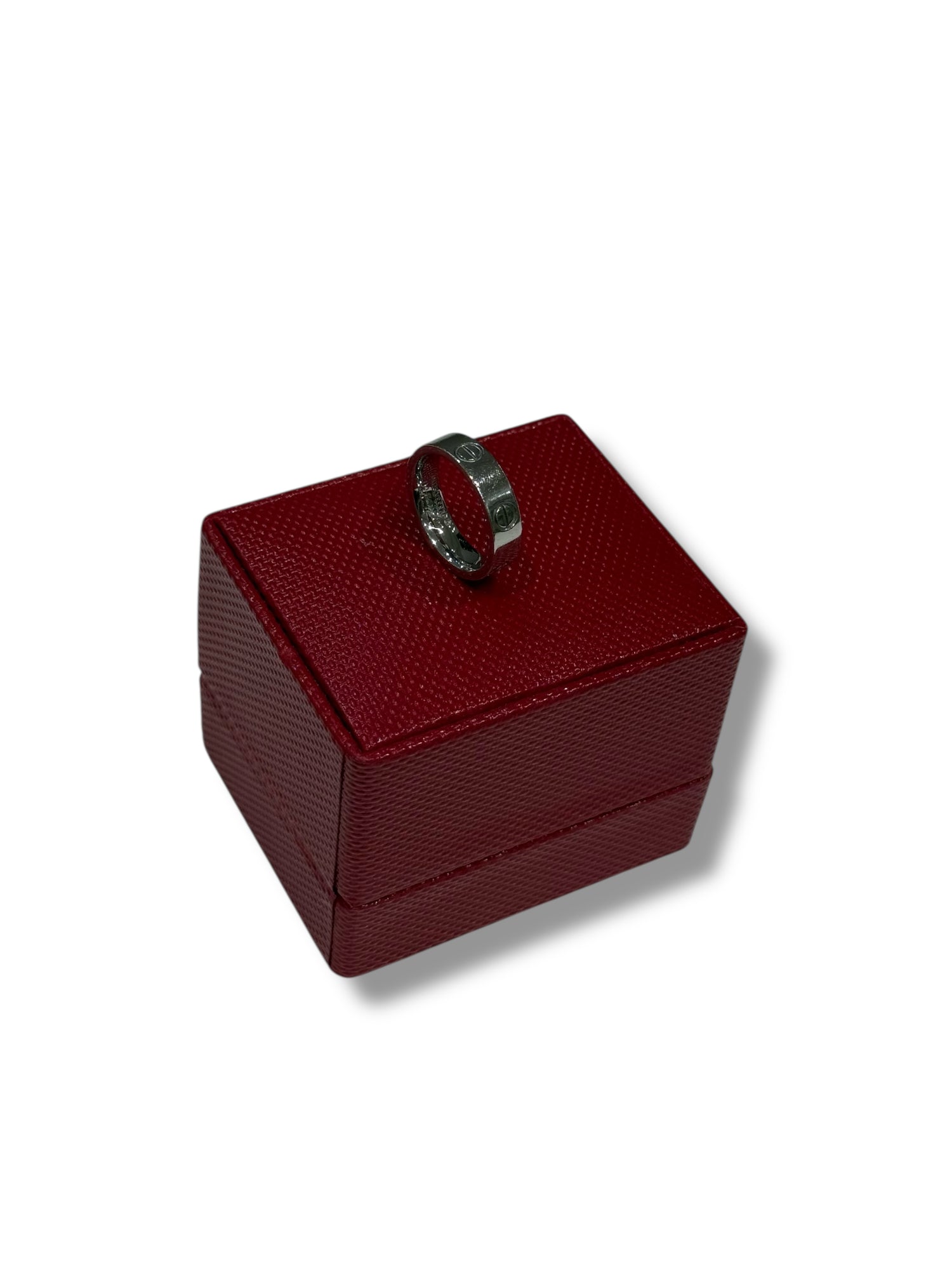 Cartier - Bague Love Classique Or gris t.51