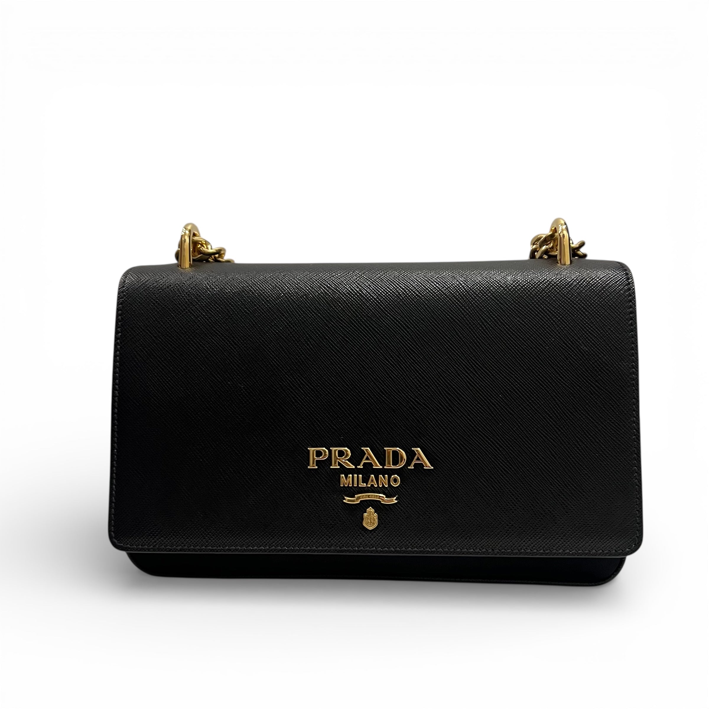 Prada - Sac bandoulière en cuir et nylon
