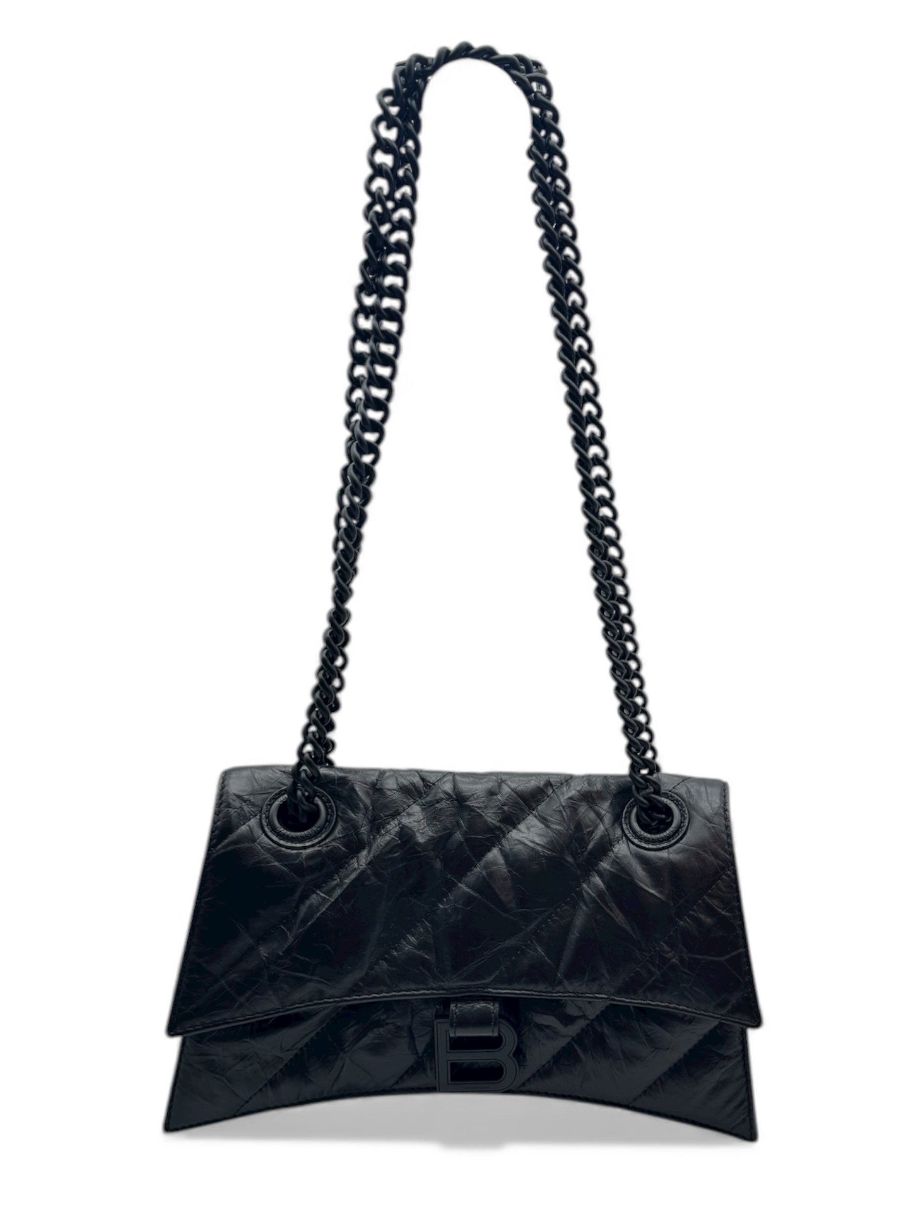 Balenciaga - Sac crush full black PM