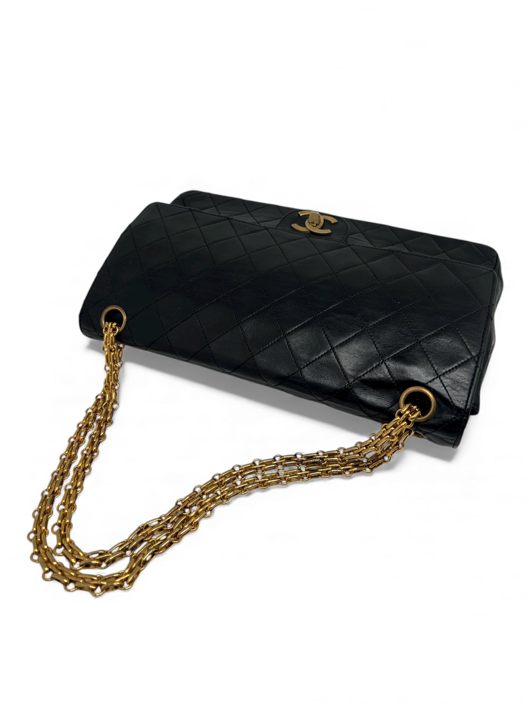Chanel - Double Flap bag with rice-grain chain