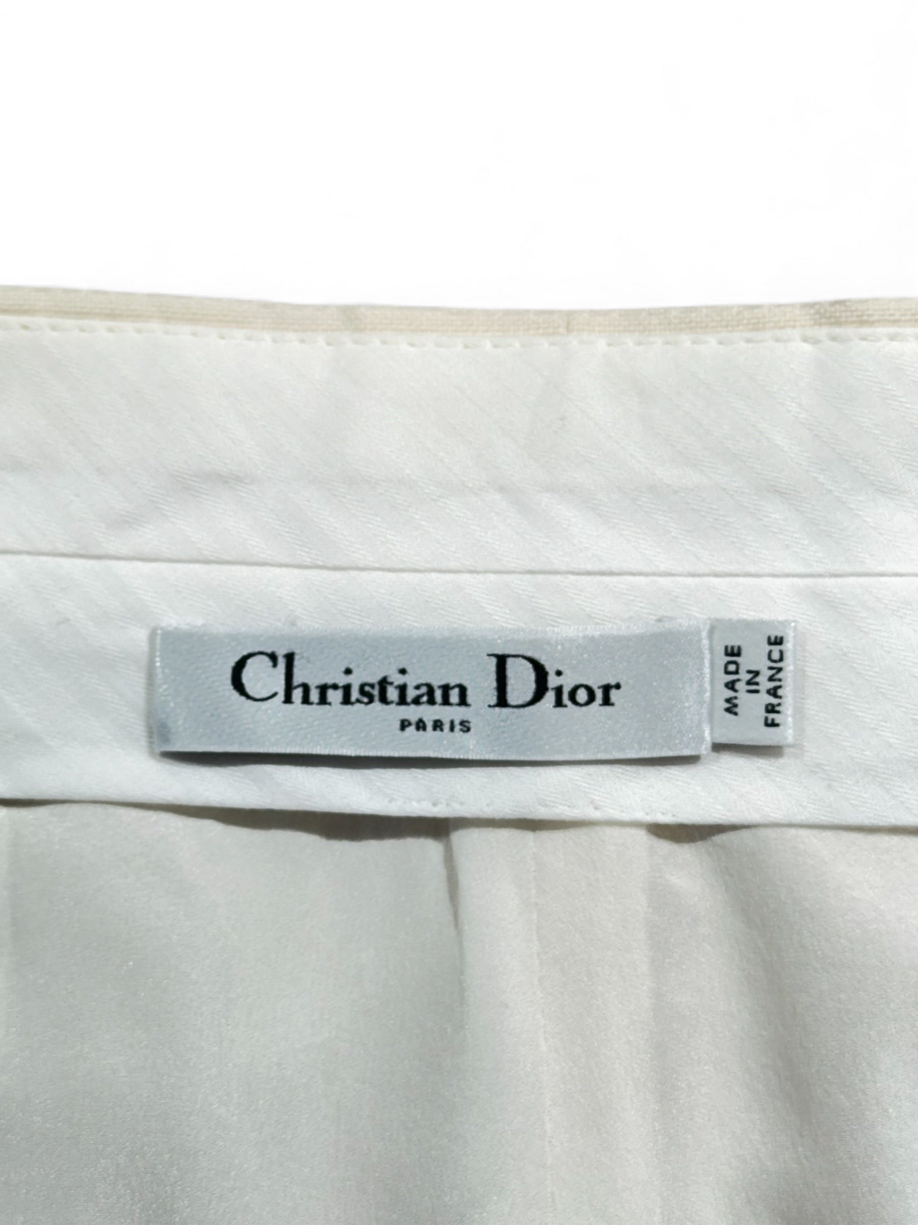 Dior - Pantalon blanc T36