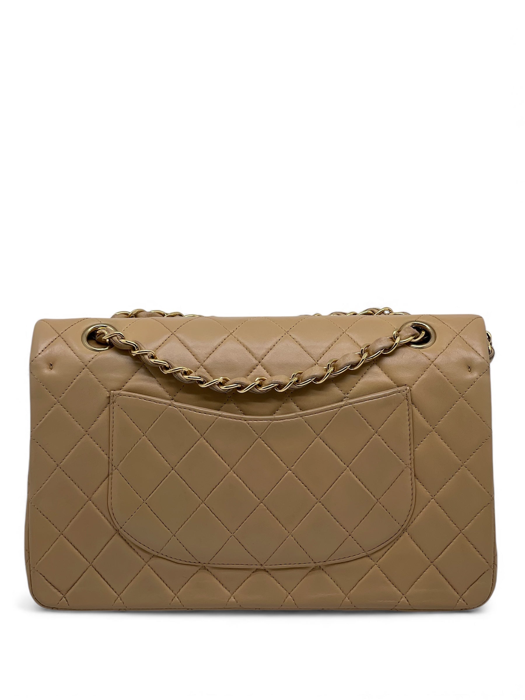 Chanel - Sac Timeless 25 Double Flap beige