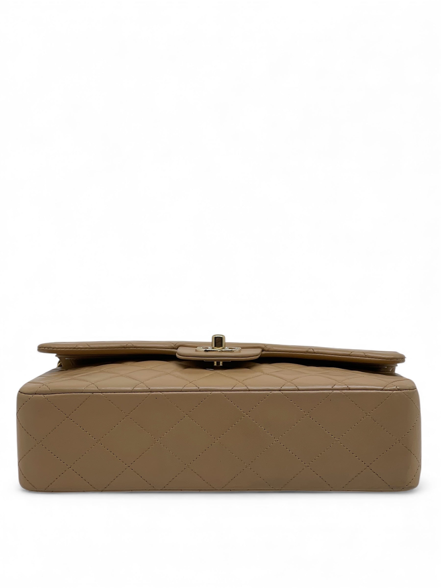 Chanel - Sac Timeless 25 Double Flap beige