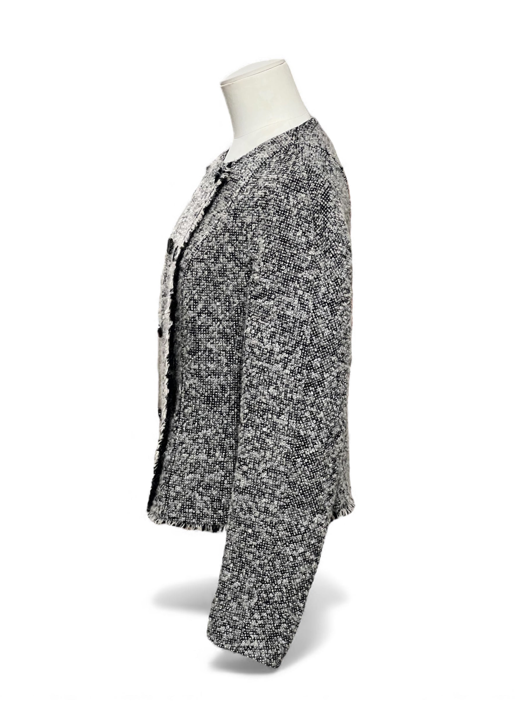 Dior - Giacca in tweed grigia T36