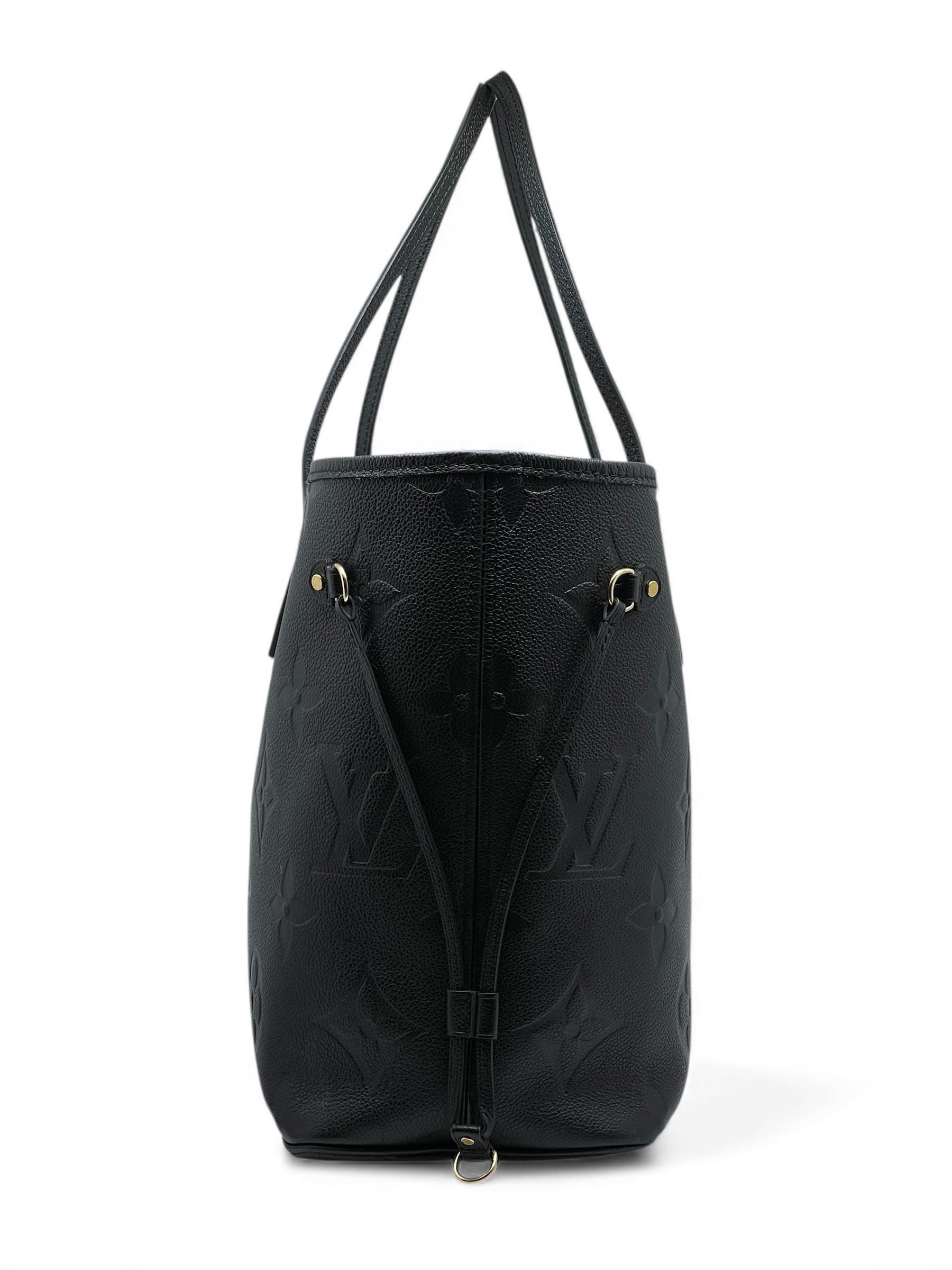 Louis Vuitton - Tasche Neverfull MM Prägung schwarz