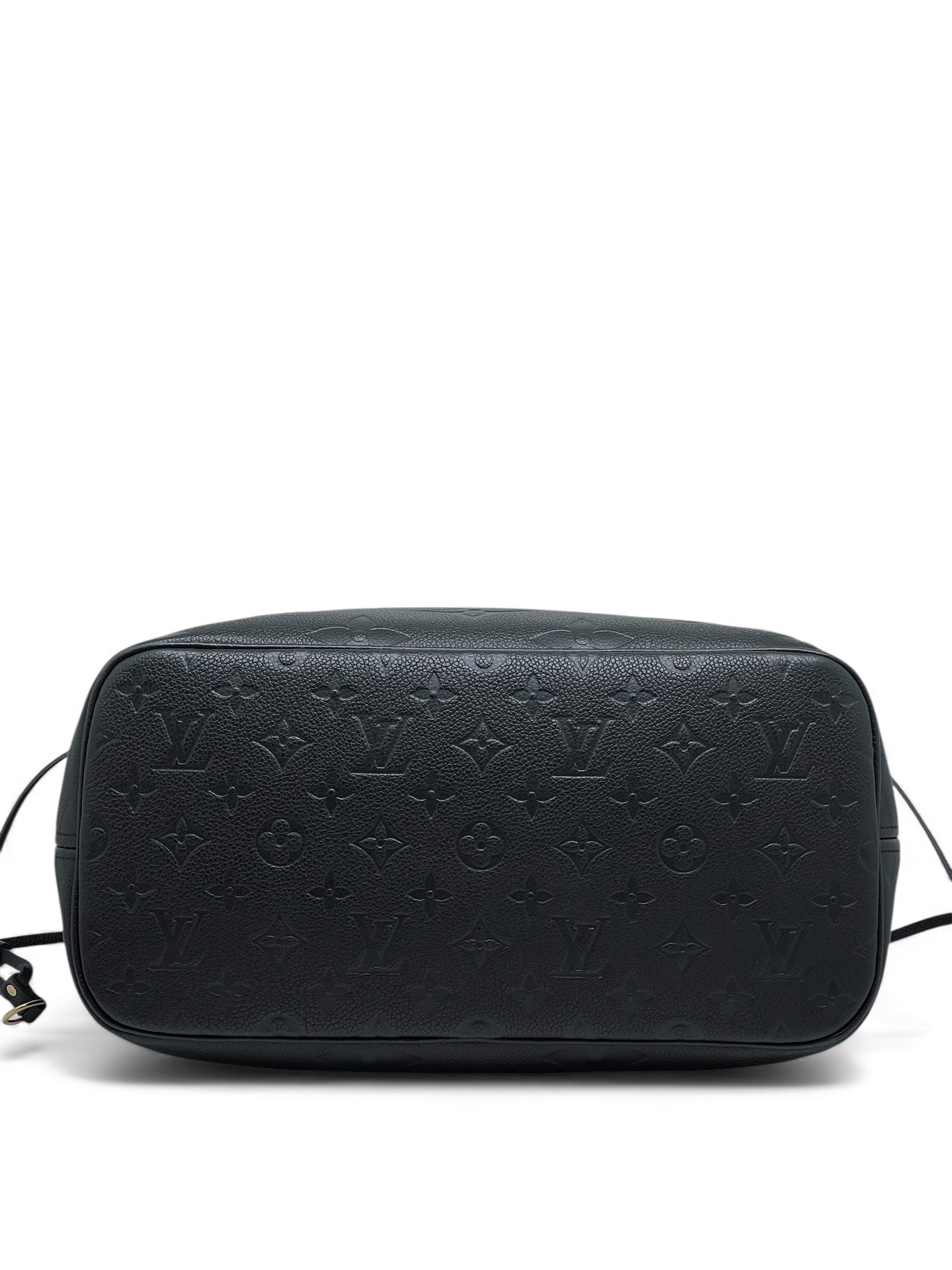 Louis Vuitton - Tasche Neverfull MM Prägung schwarz