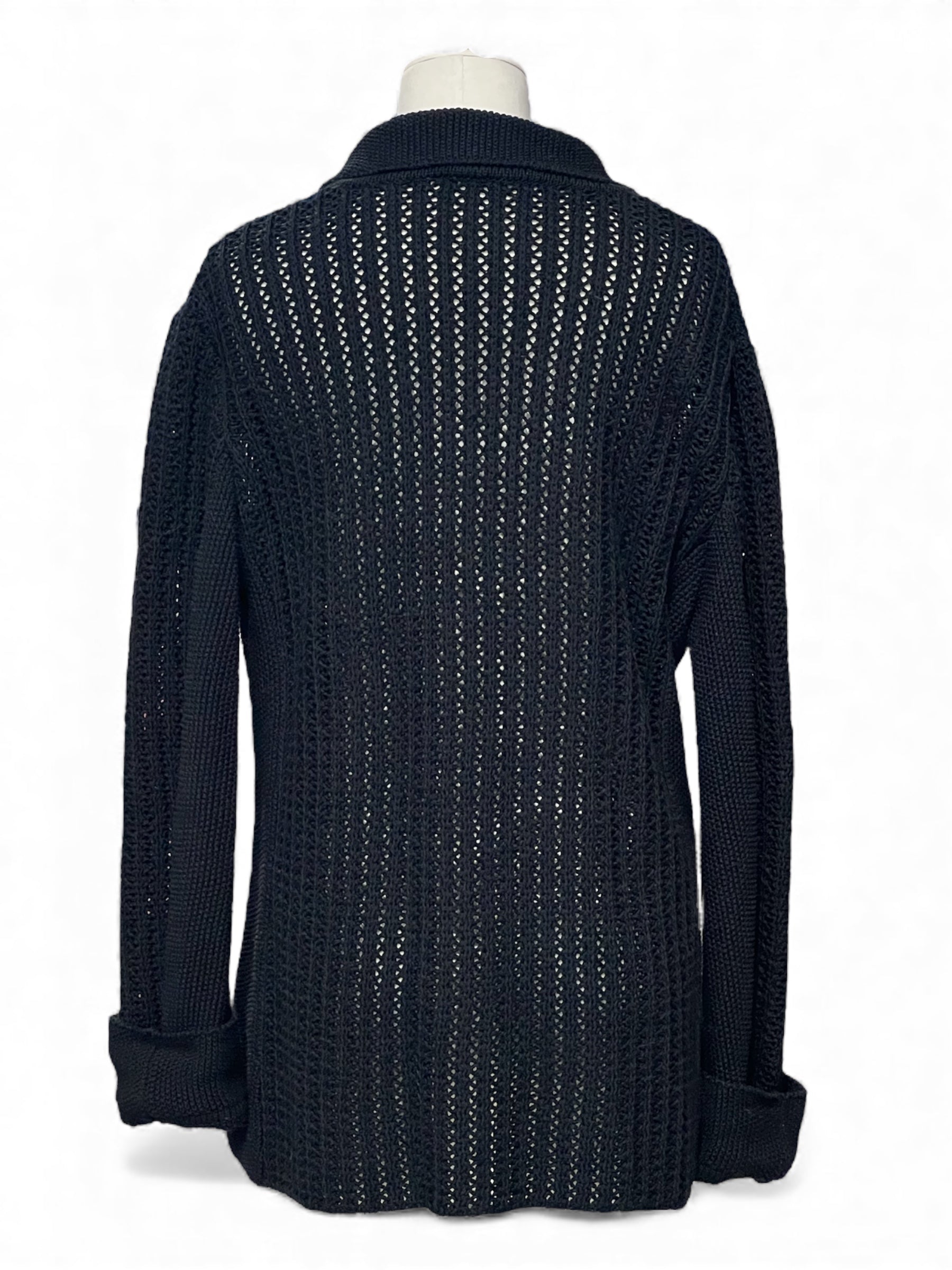 Chanel - Cardigan noir La Pausa T40