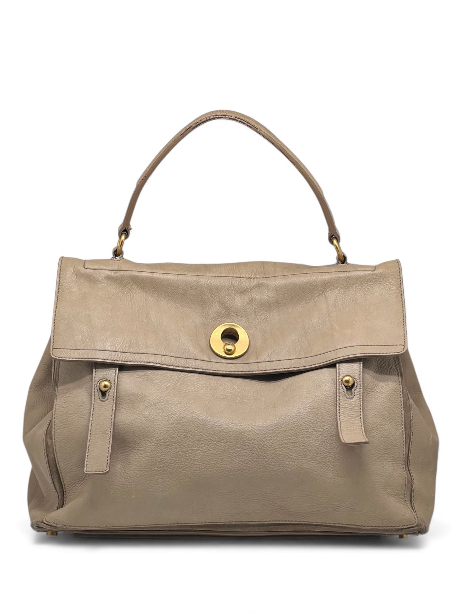 Saint Laurent - Sac à main Muse beige