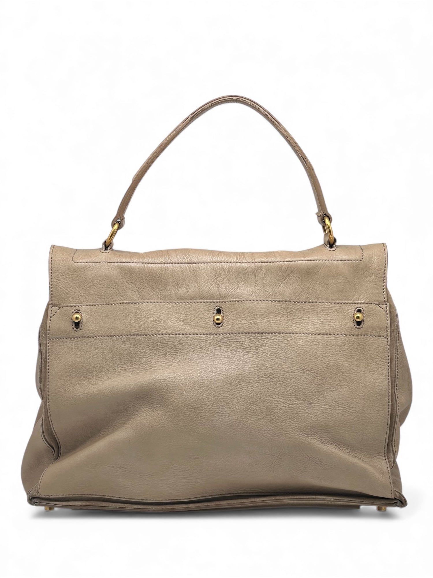 Saint Laurent - Sac à main Muse beige