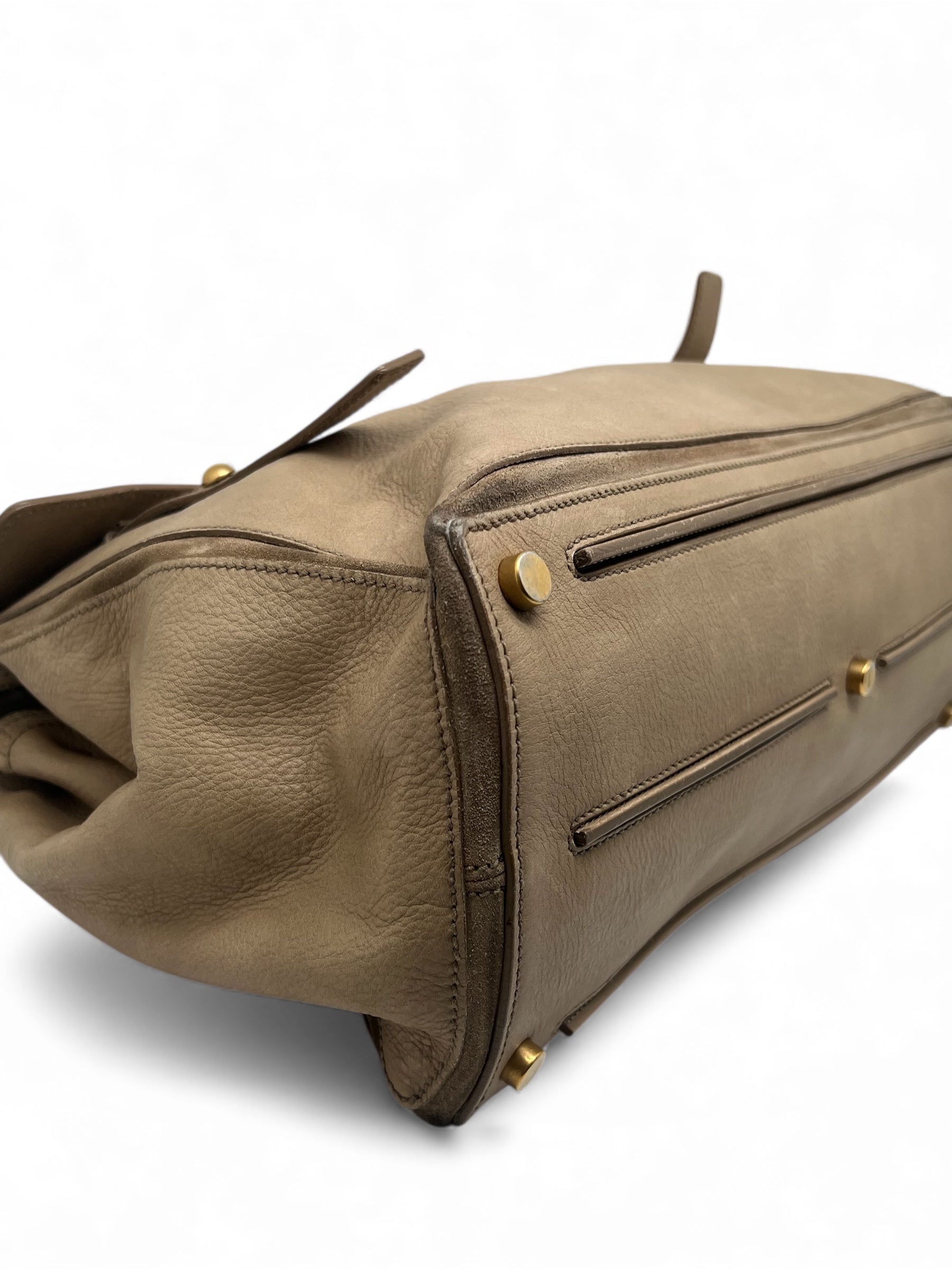 Saint Laurent - Sac à main Muse beige
