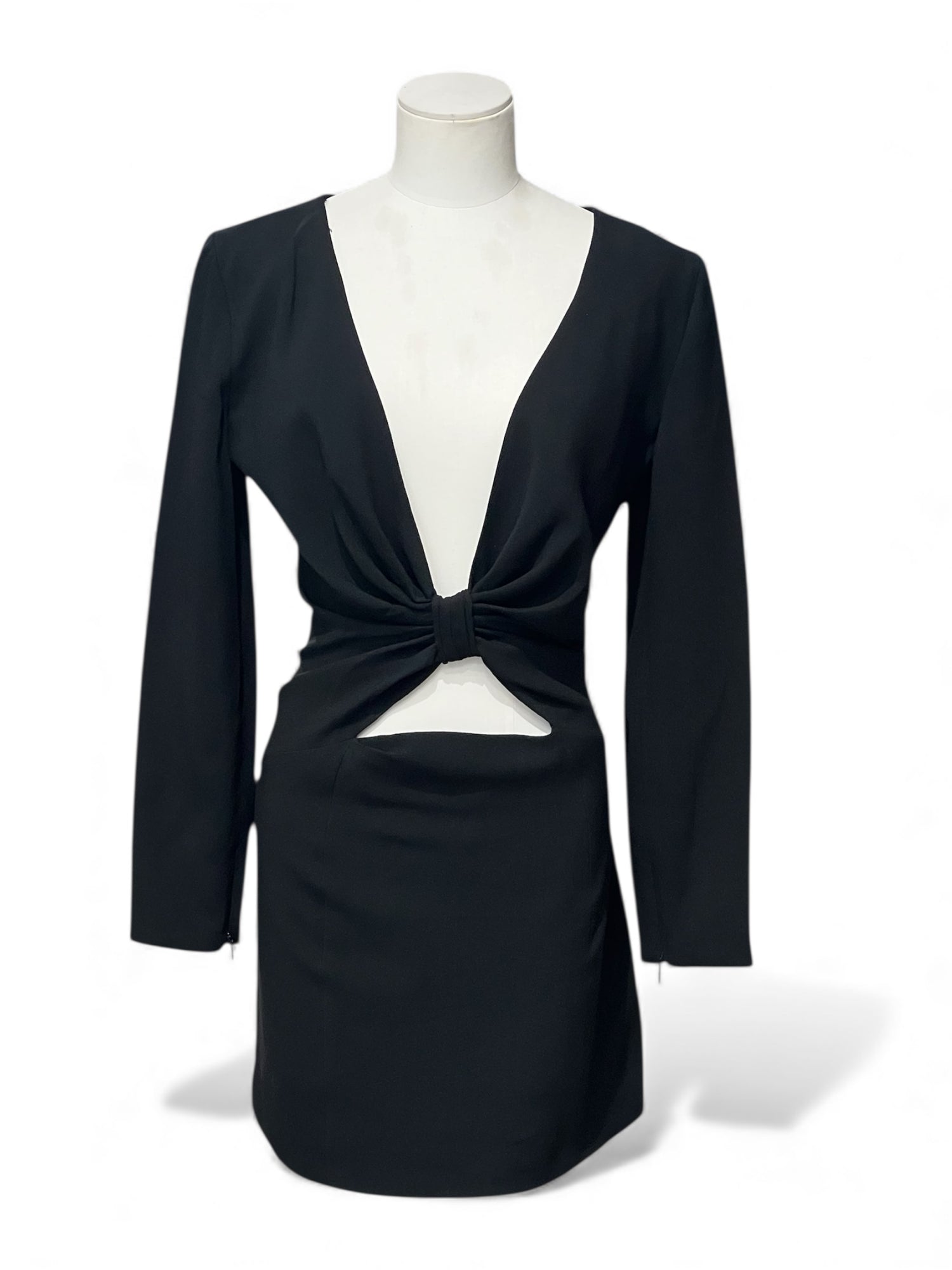 Saint Laurent - Robe noir dos nu T38