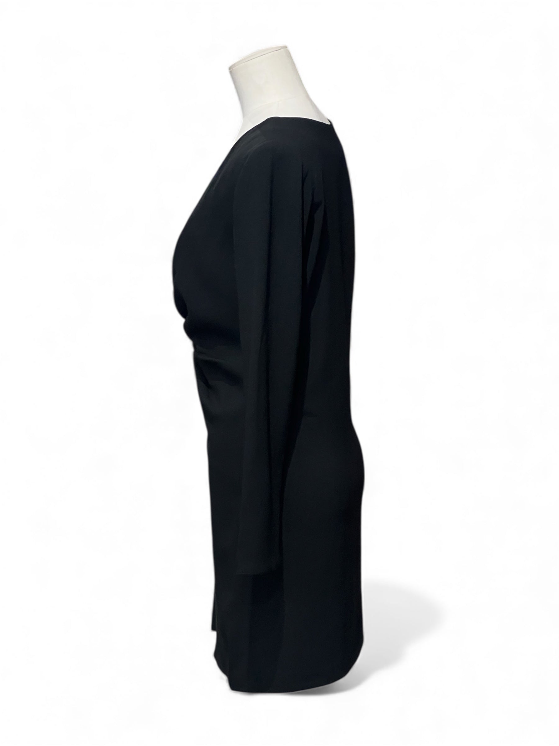 Saint Laurent - Robe noir dos nu T38