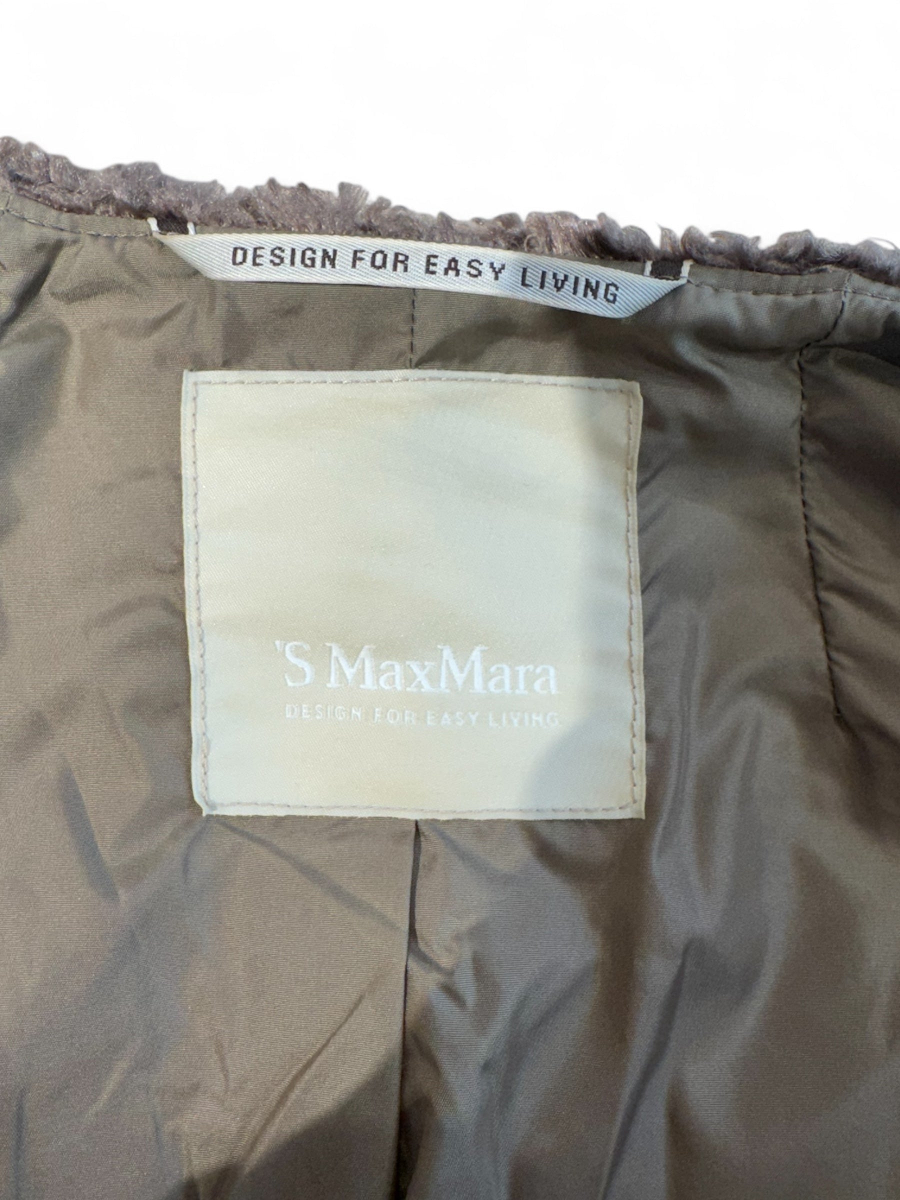 Max Mara S - Faux-fur coat size 38