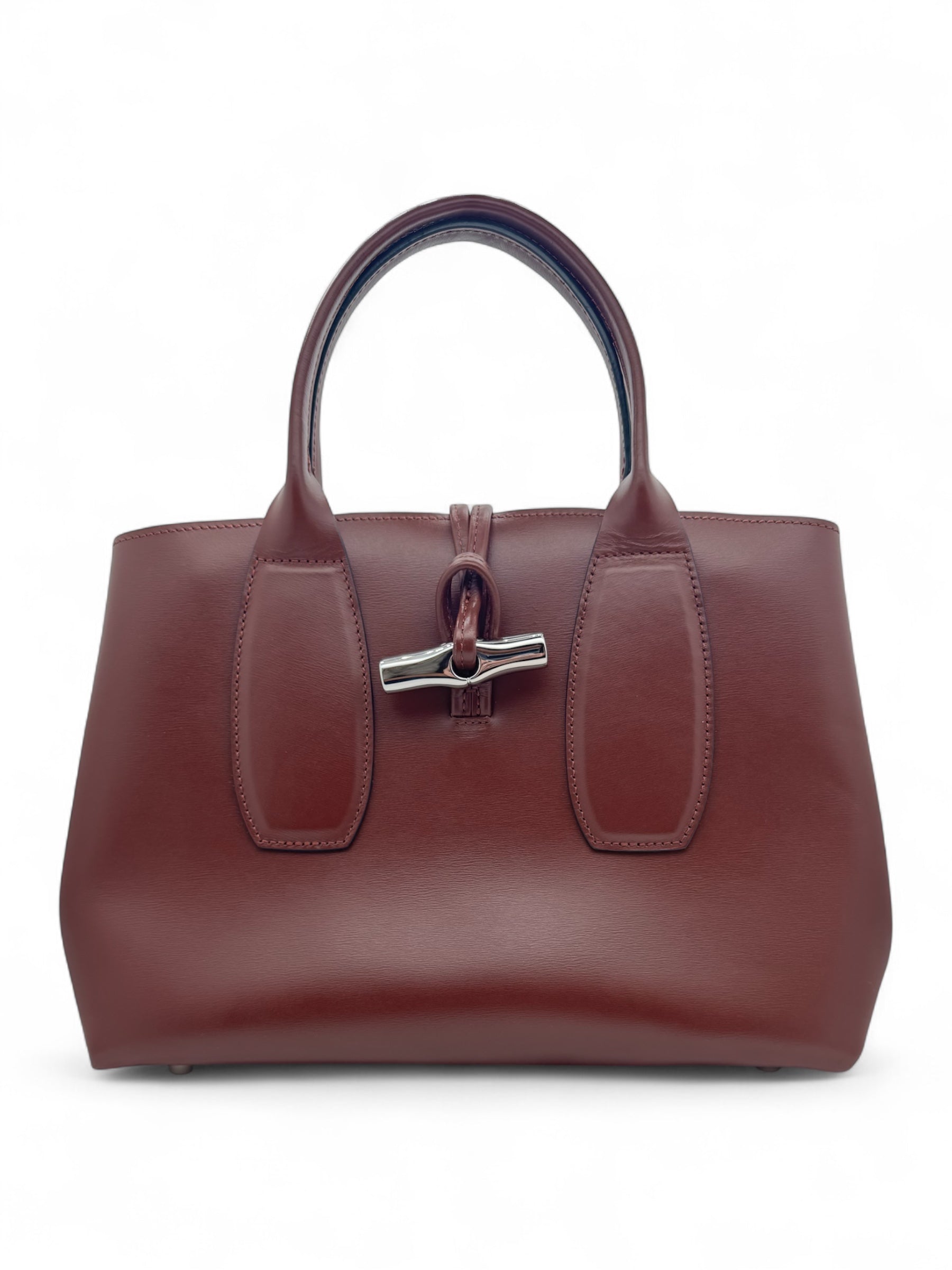Longchamp - Borsa Roseau burgundy MM