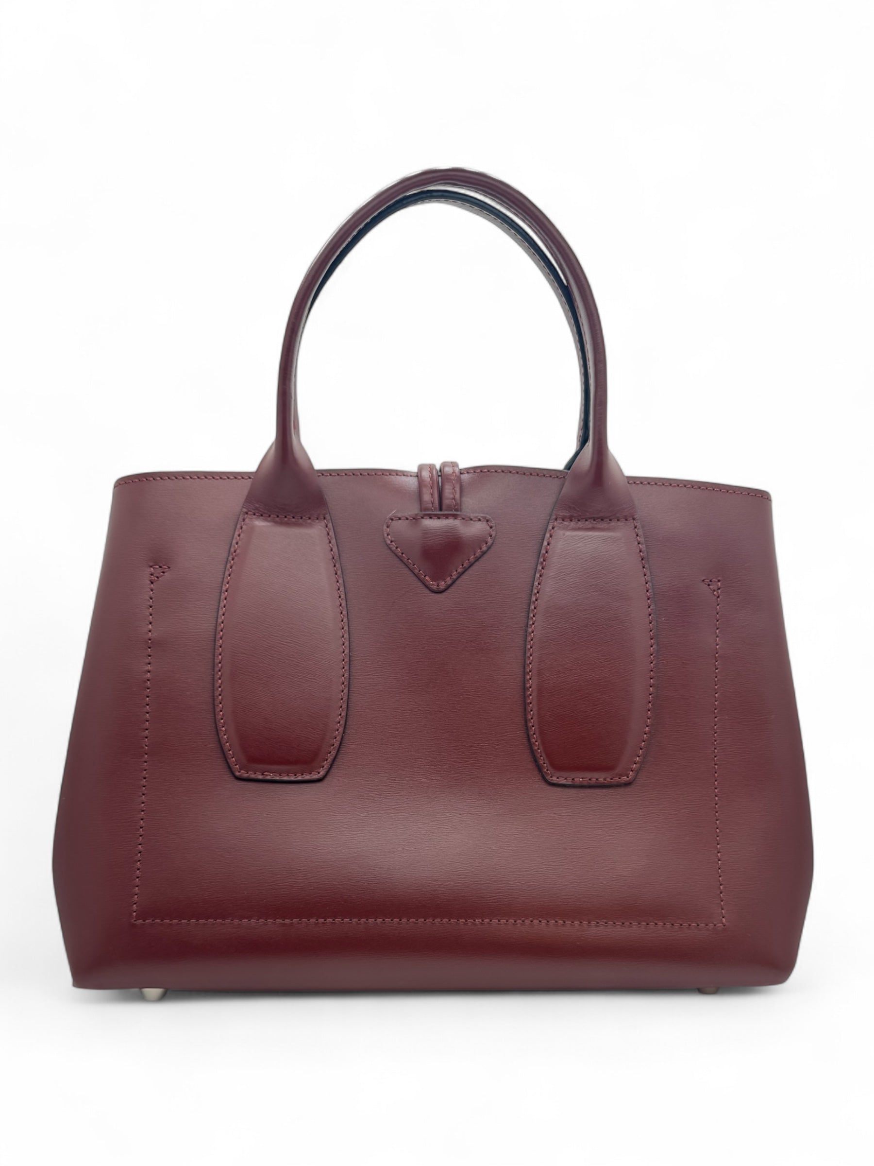 Longchamp - Borsa Roseau burgundy MM