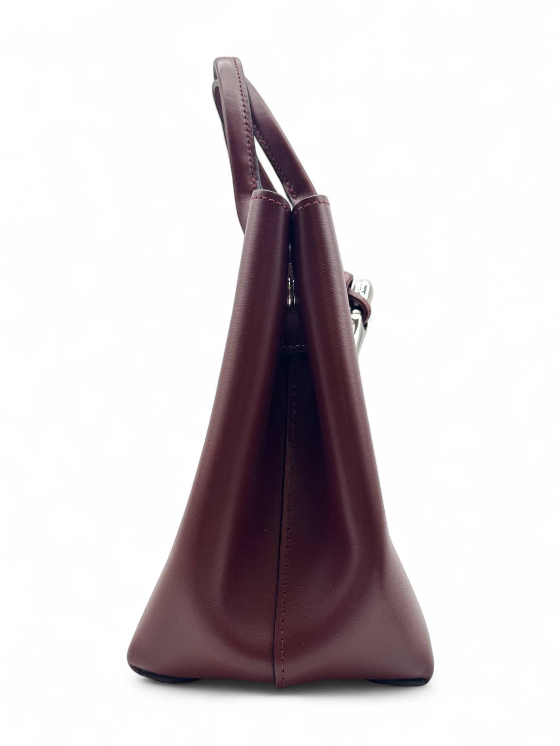 Longchamp - Borsa Roseau burgundy MM