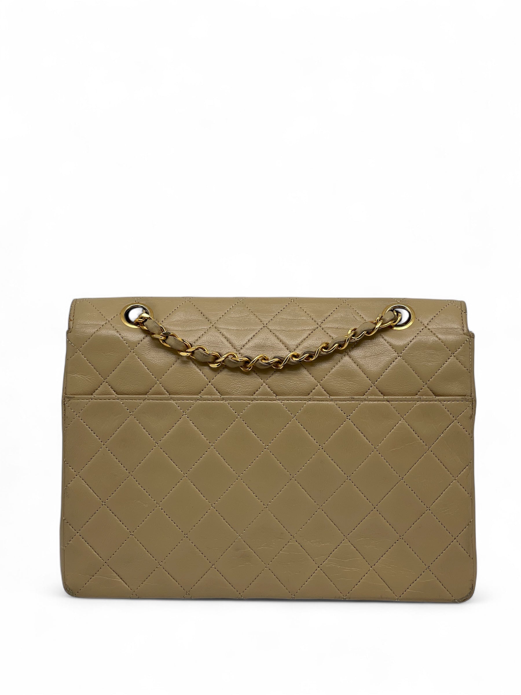 Chanel - Borsa trapuntata beige