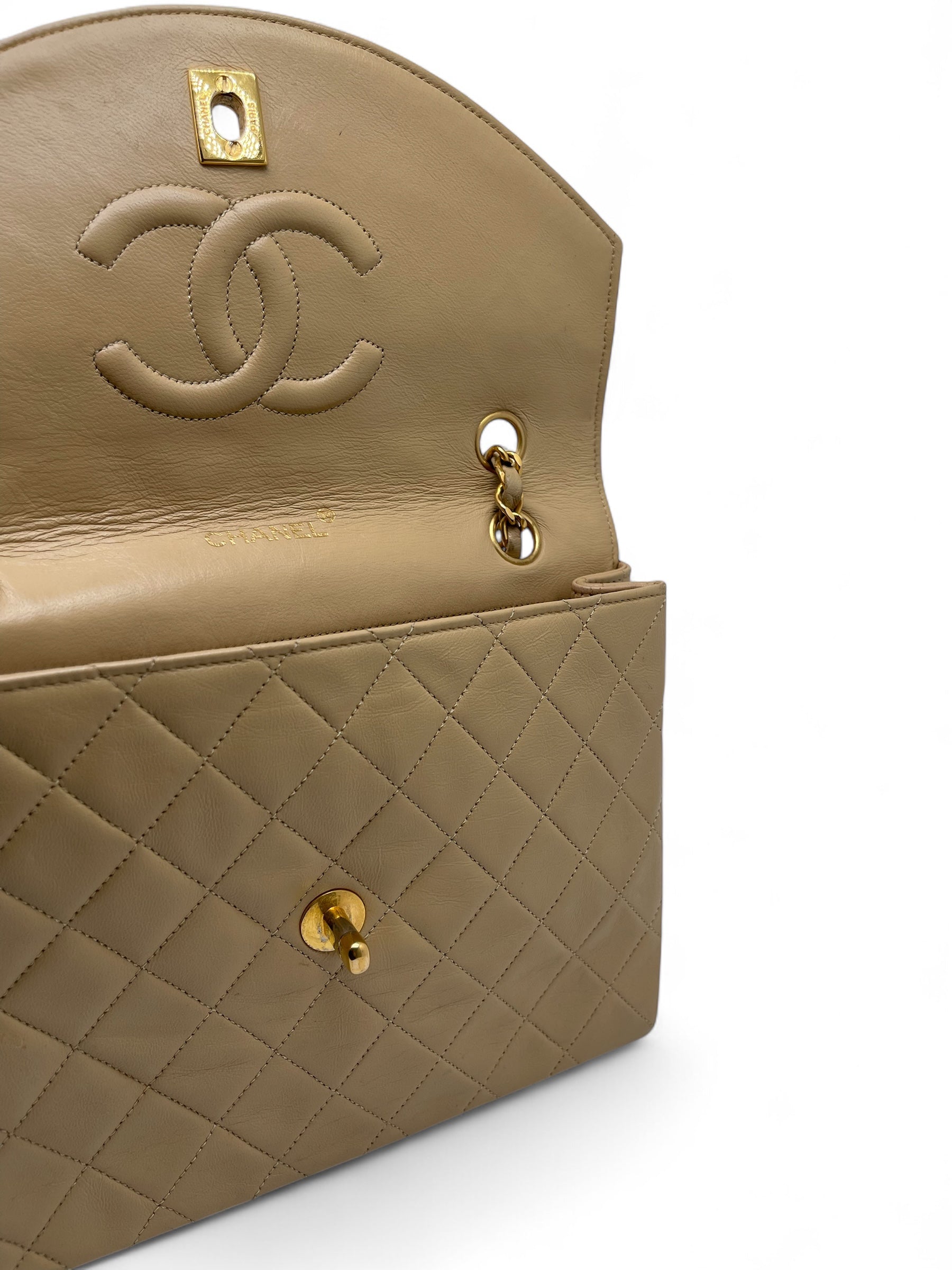 Chanel - Borsa trapuntata beige