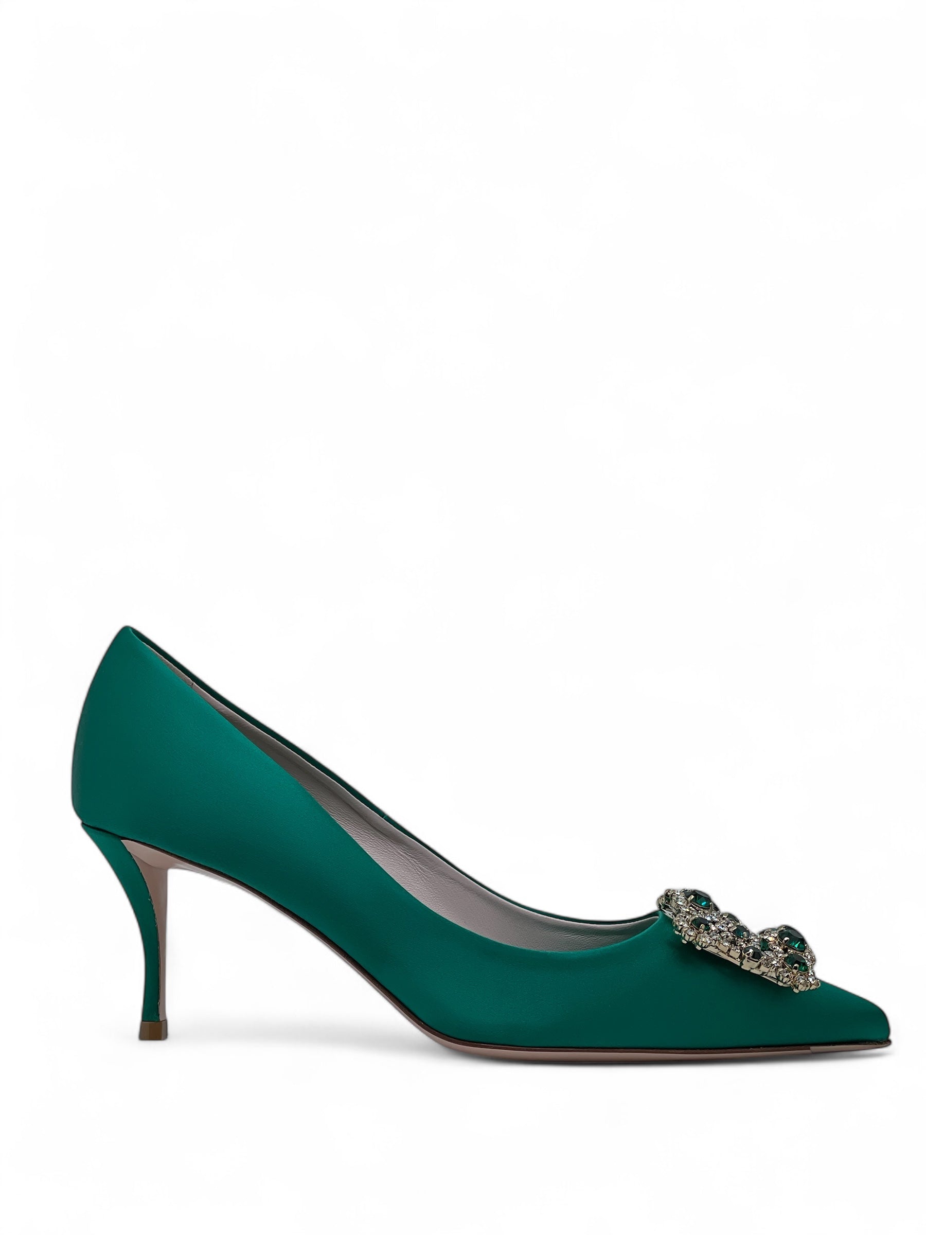 Roger Vivier - Escarpins vert émeraude T38,5
