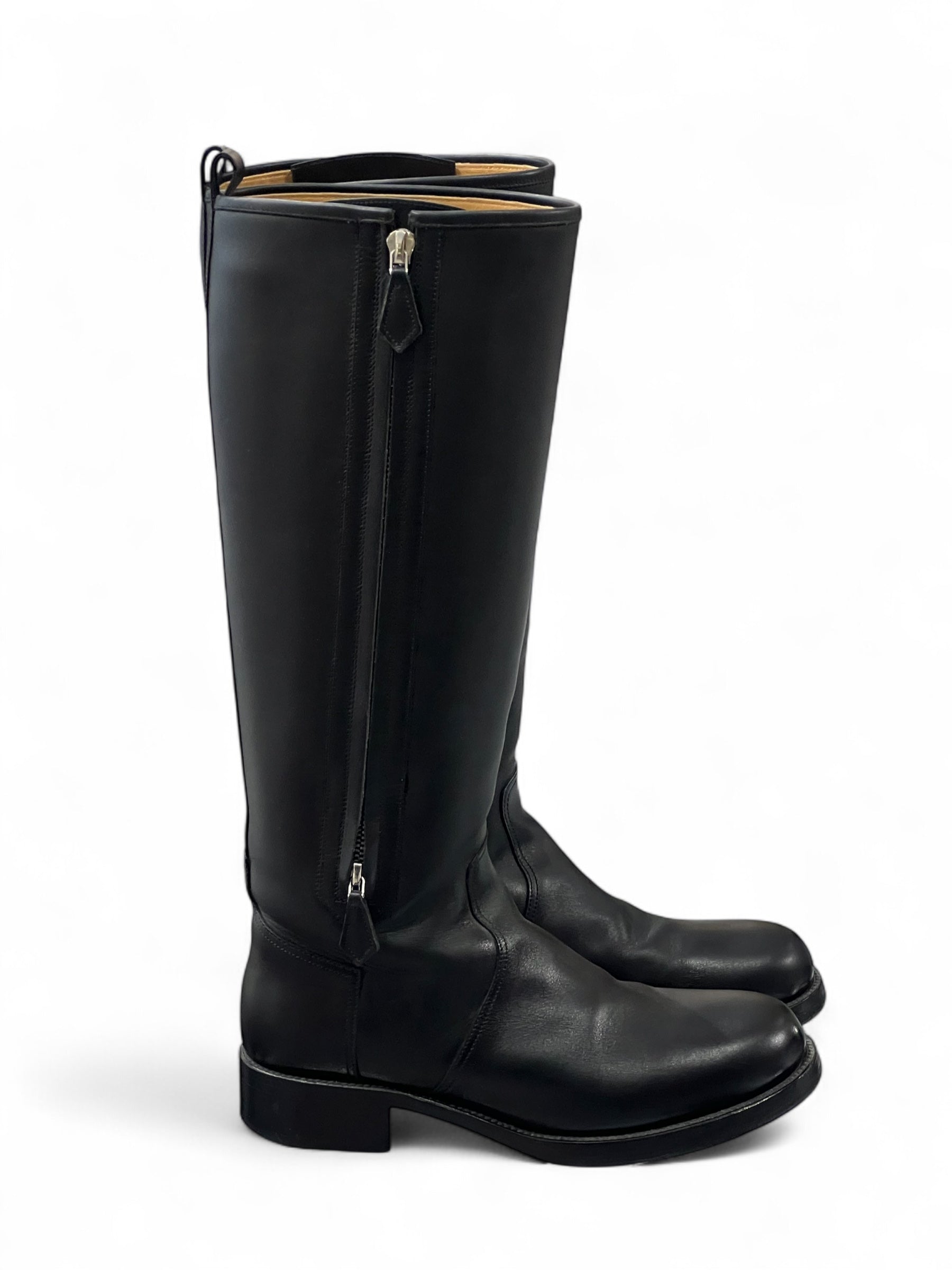 Hermès - Reiterstiefel aus Leder Gr. 37,5