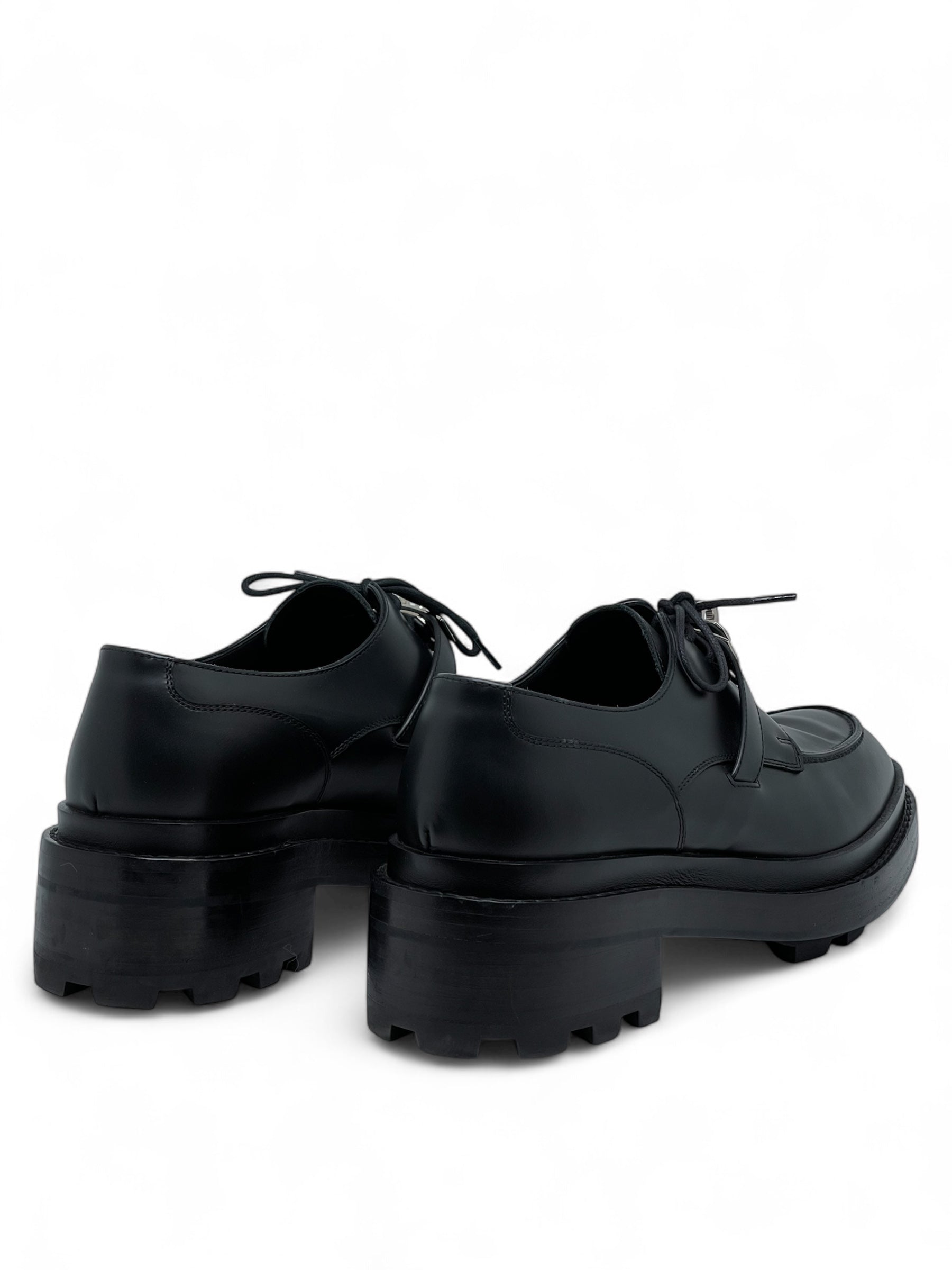 Hermès - Derbies Loyal noir T38,5