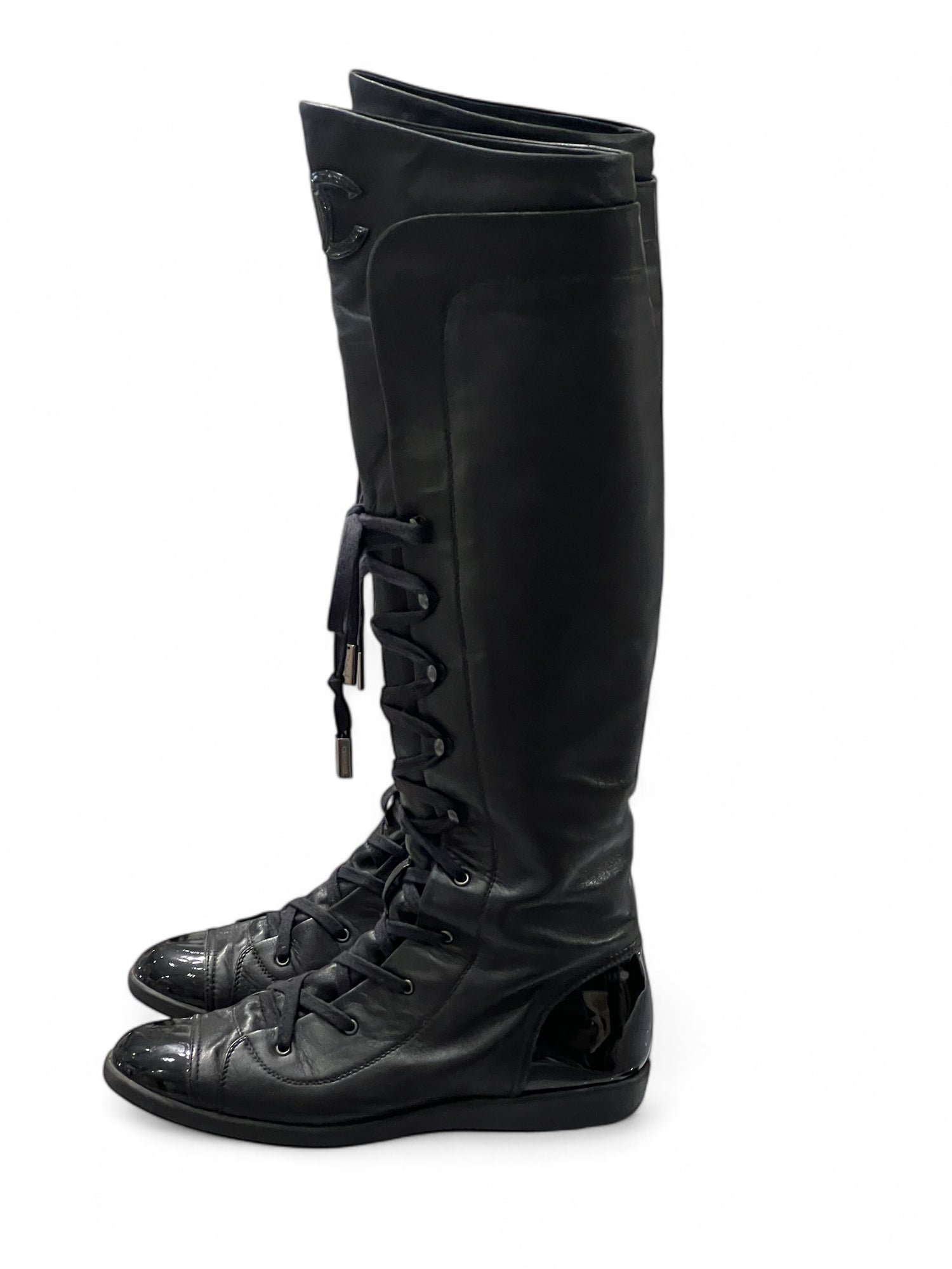 Chanel - Botte en cuir T38
