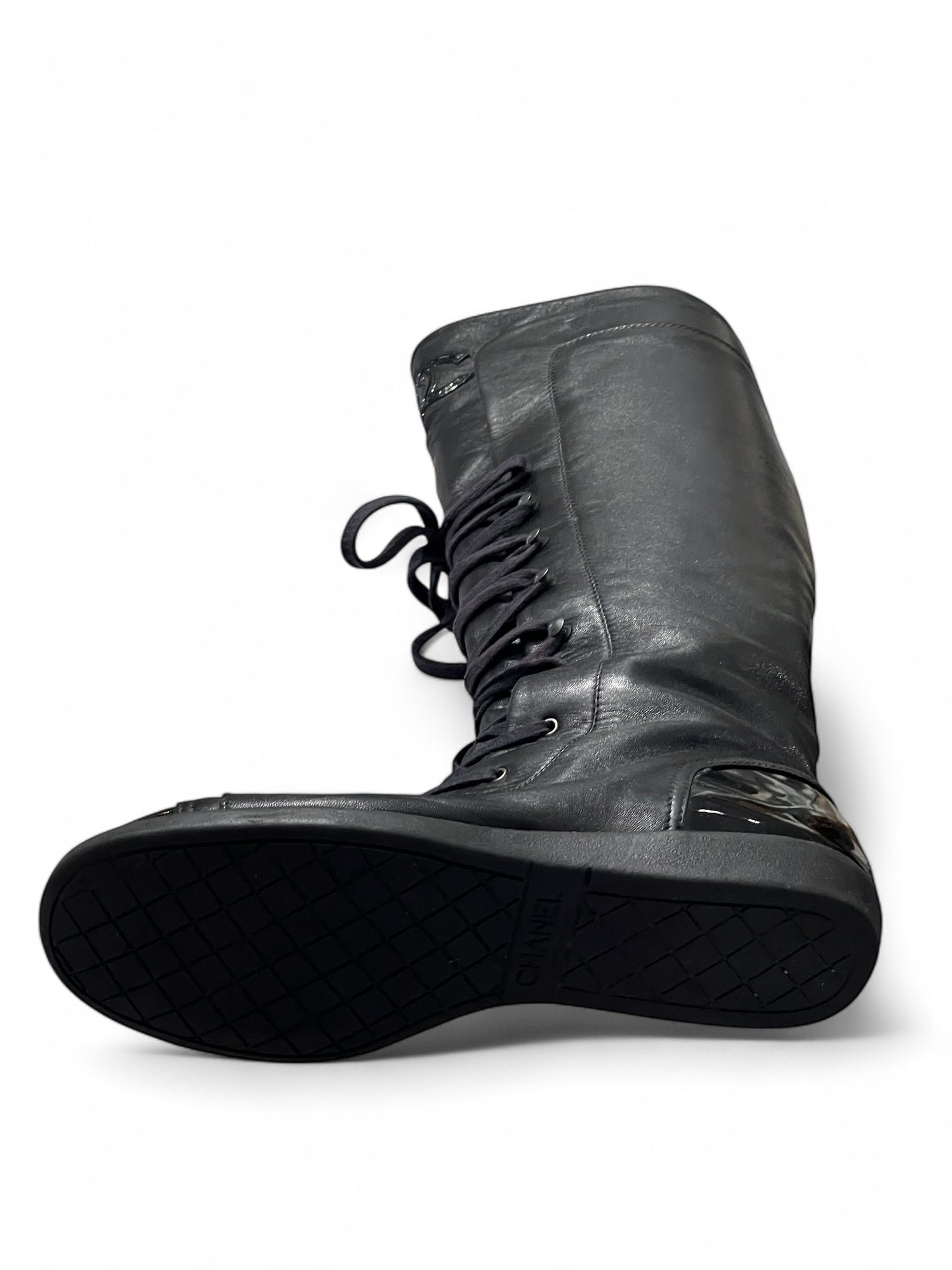 Chanel - Botte en cuir T38