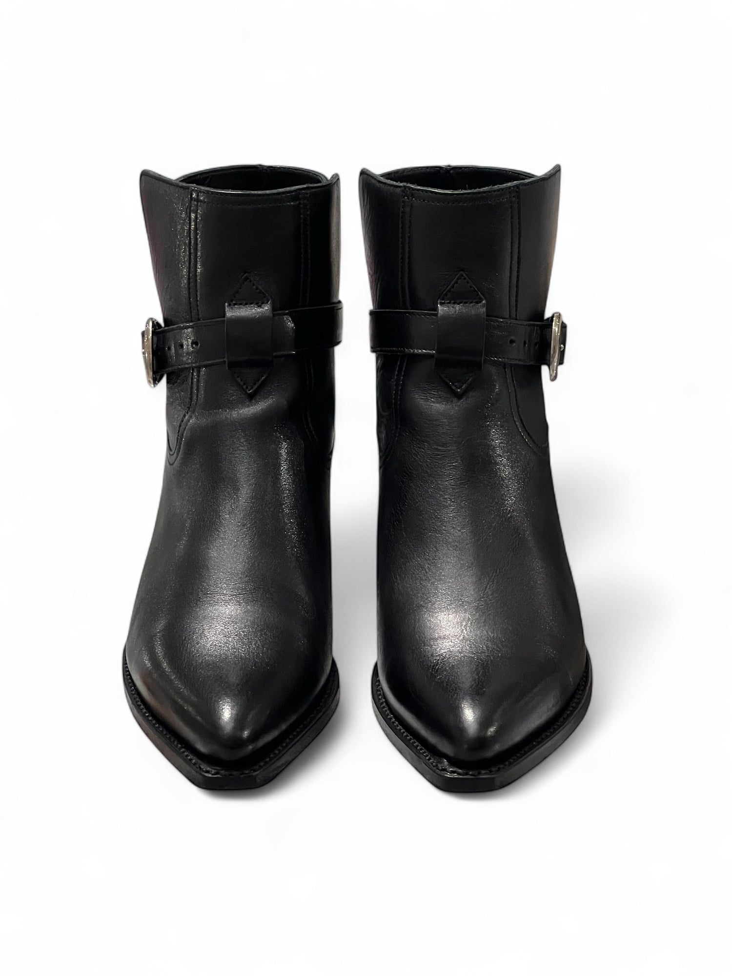 Céline - Bottes en cuir noir T.36