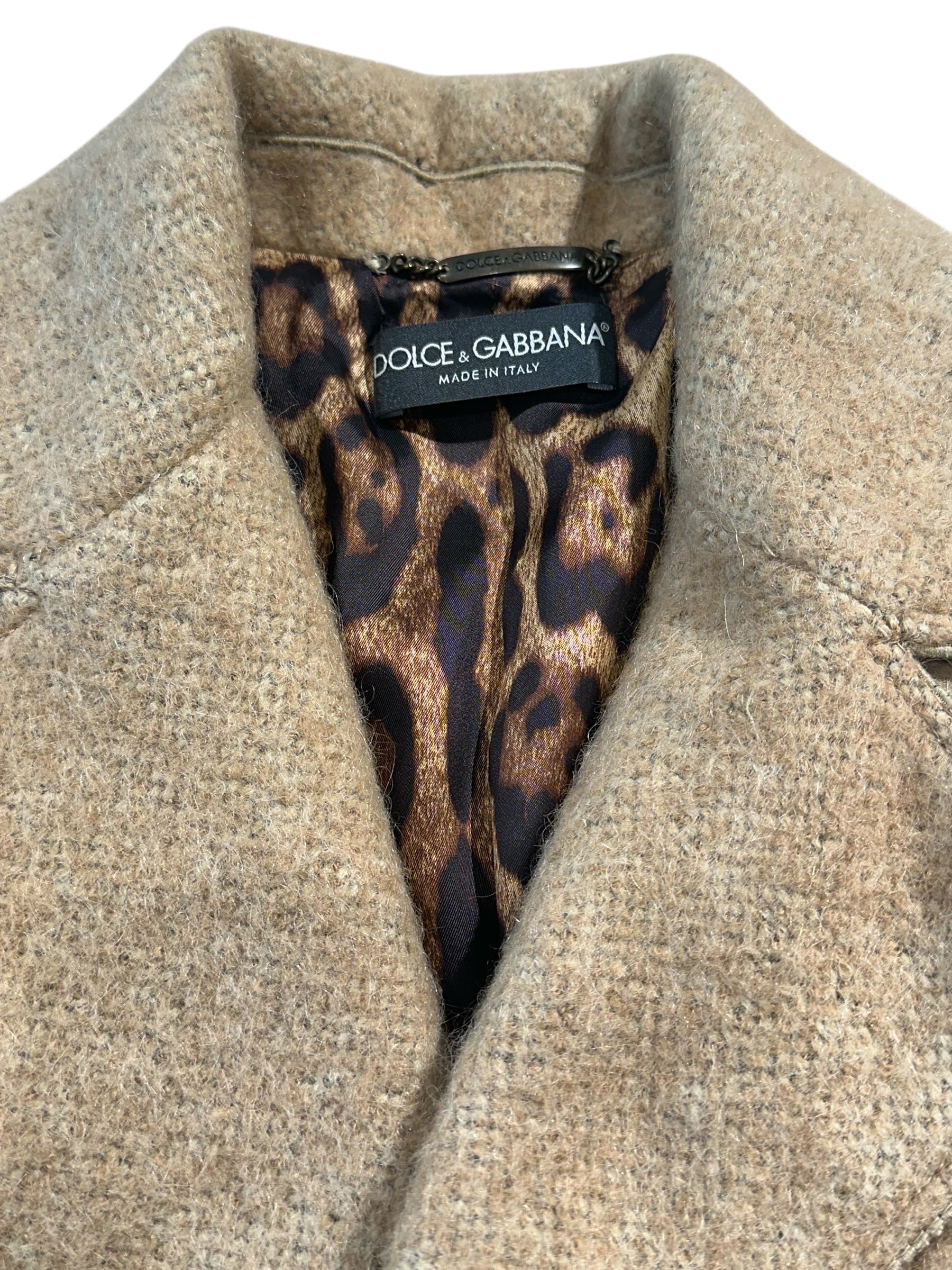 Dolce & Gabbana - Manteau beige T42