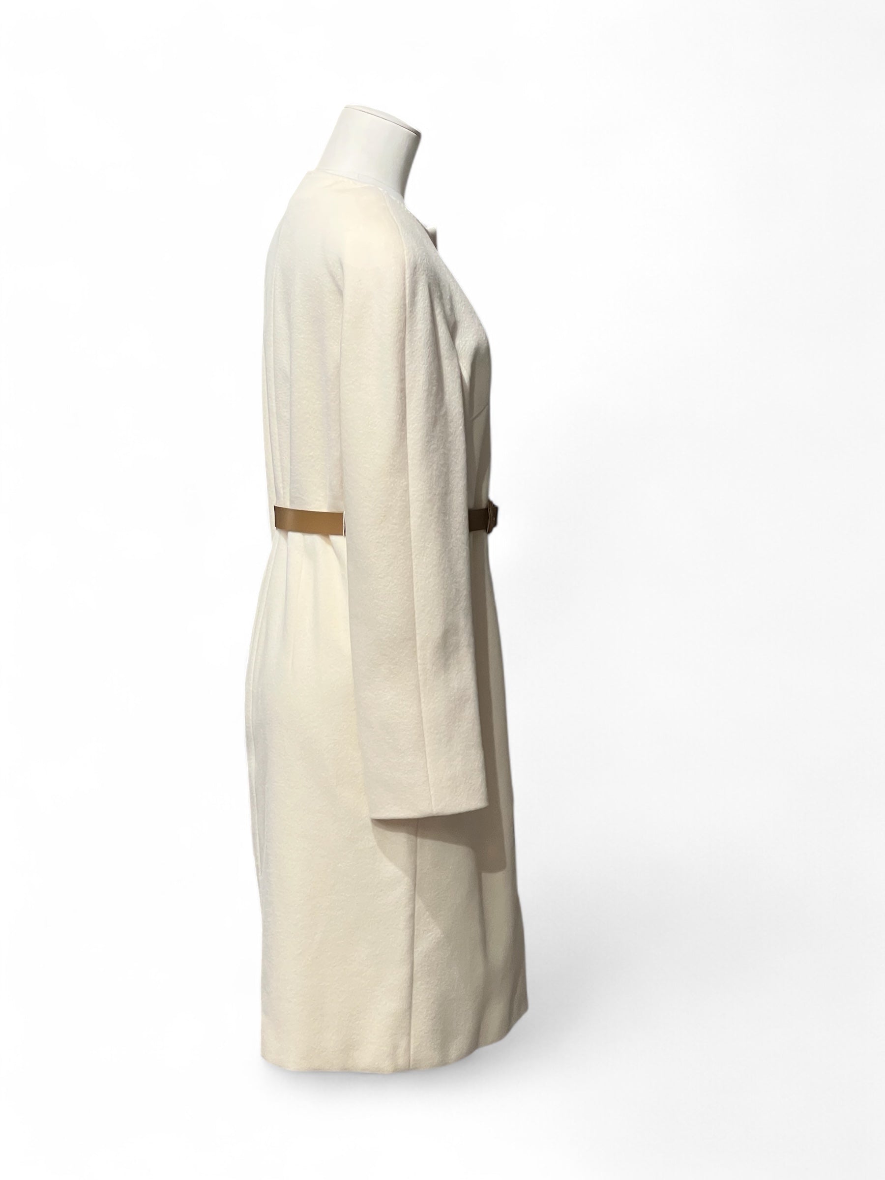 Max Mara - Manteau en laine beige T36