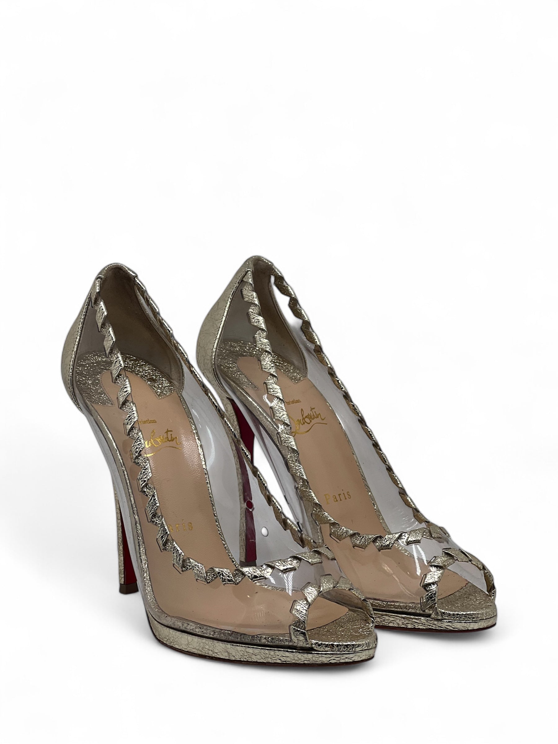 Christian Louboutin - Escarpins à paillettes T.40