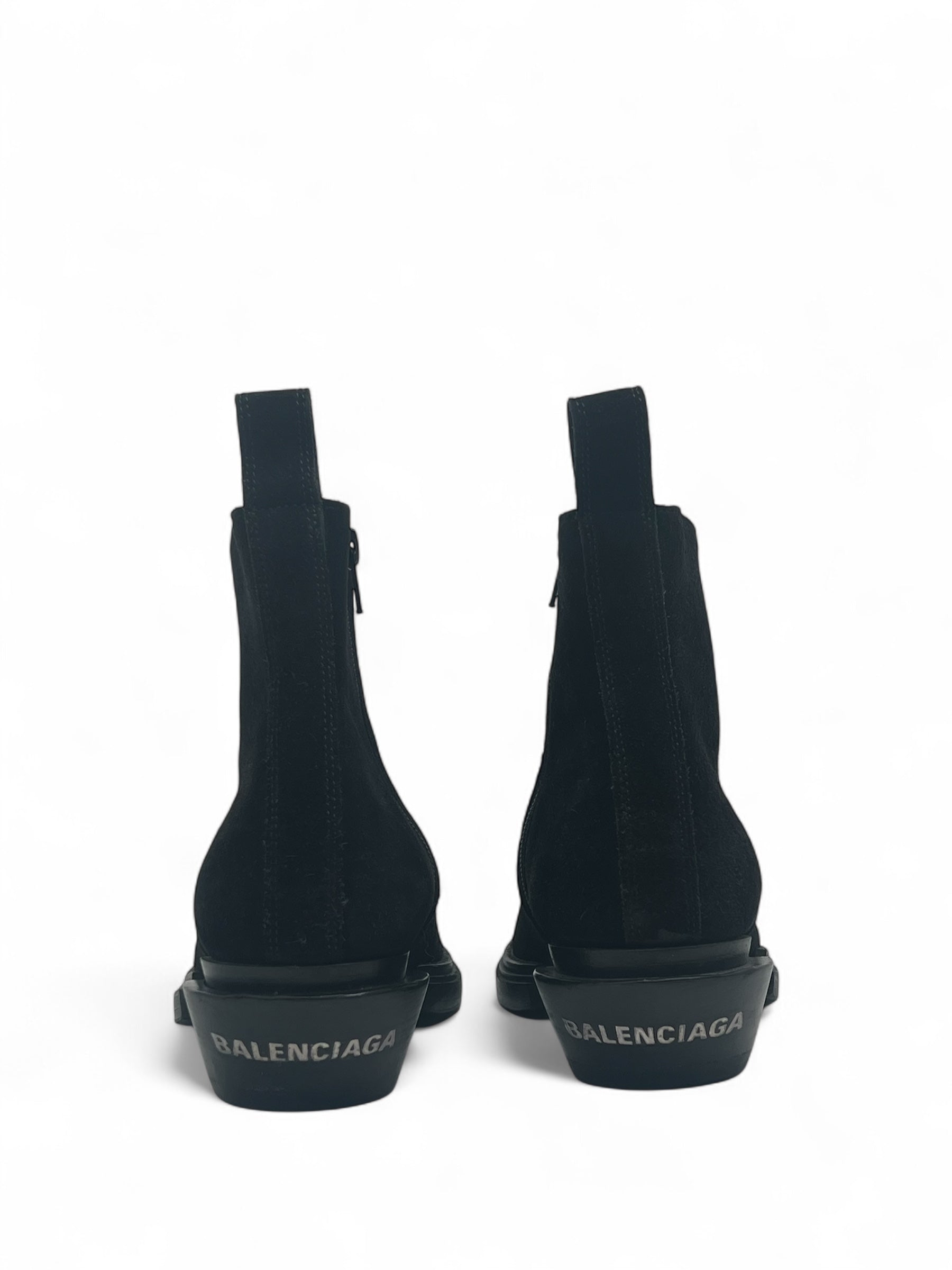 Balenciaga - Bottes Santiag harness T.37