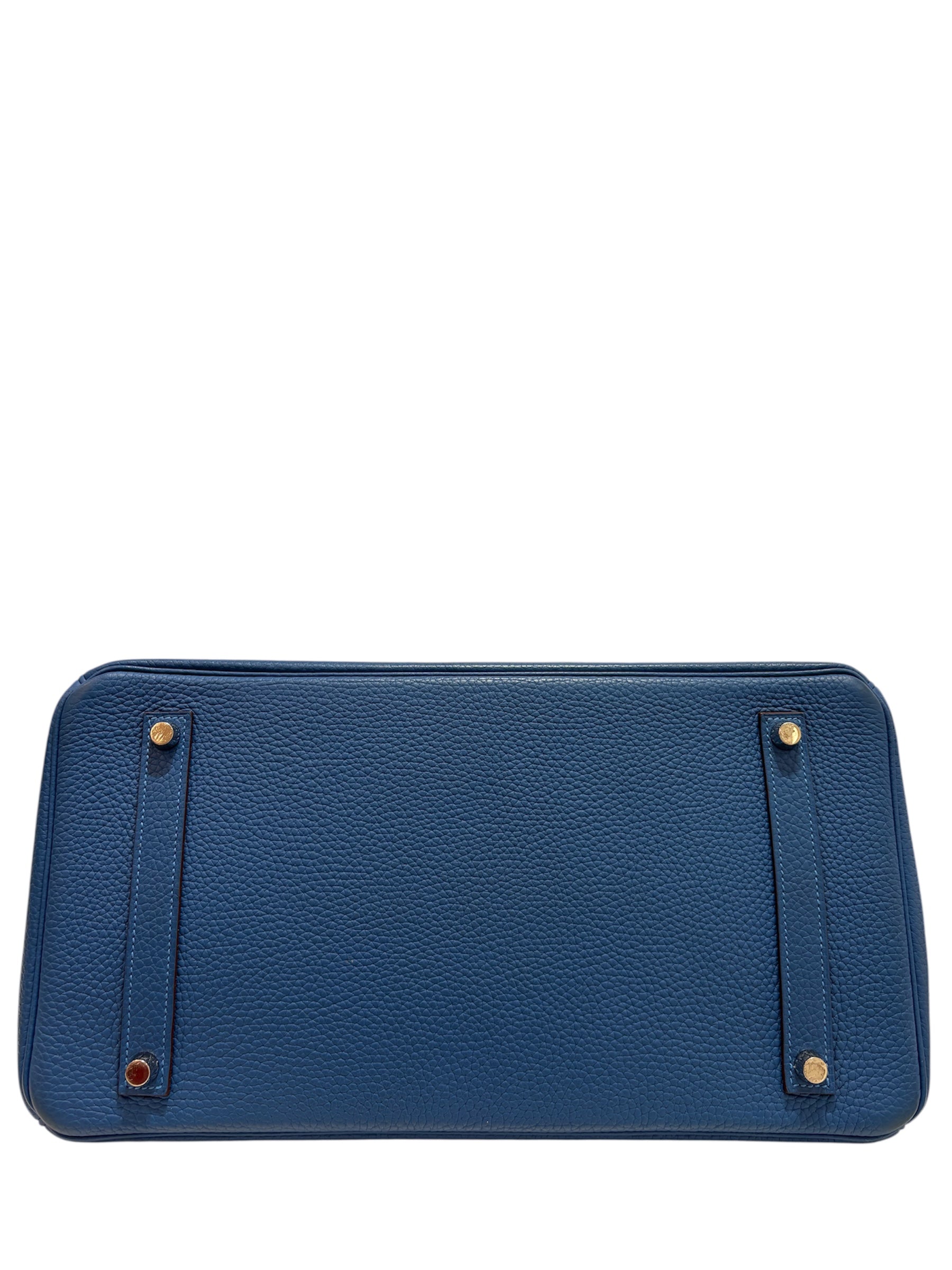 Hermès - Birkin 35 Bleu Mykonos