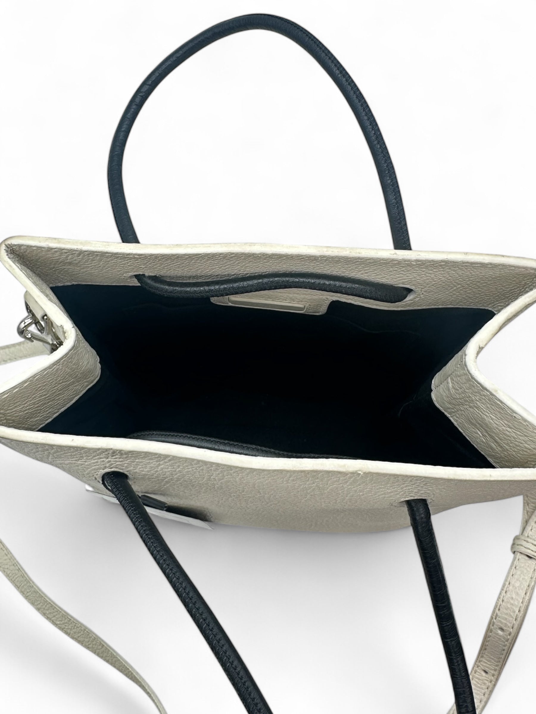 Balenciaga - Sac shopping north south blanc