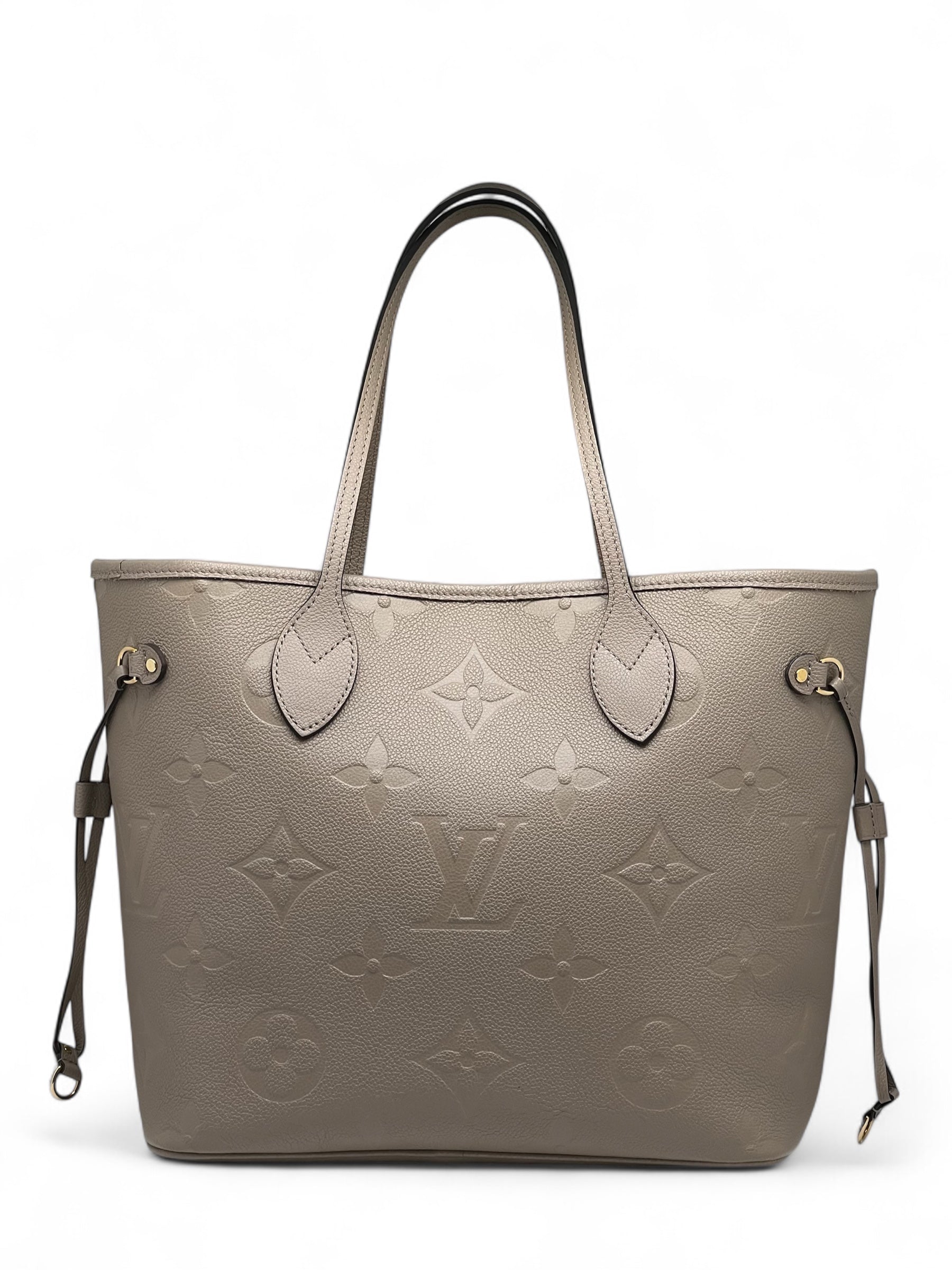 Louis Vuitton - Sac à main Neverfull cuir Monogram Empreinte T