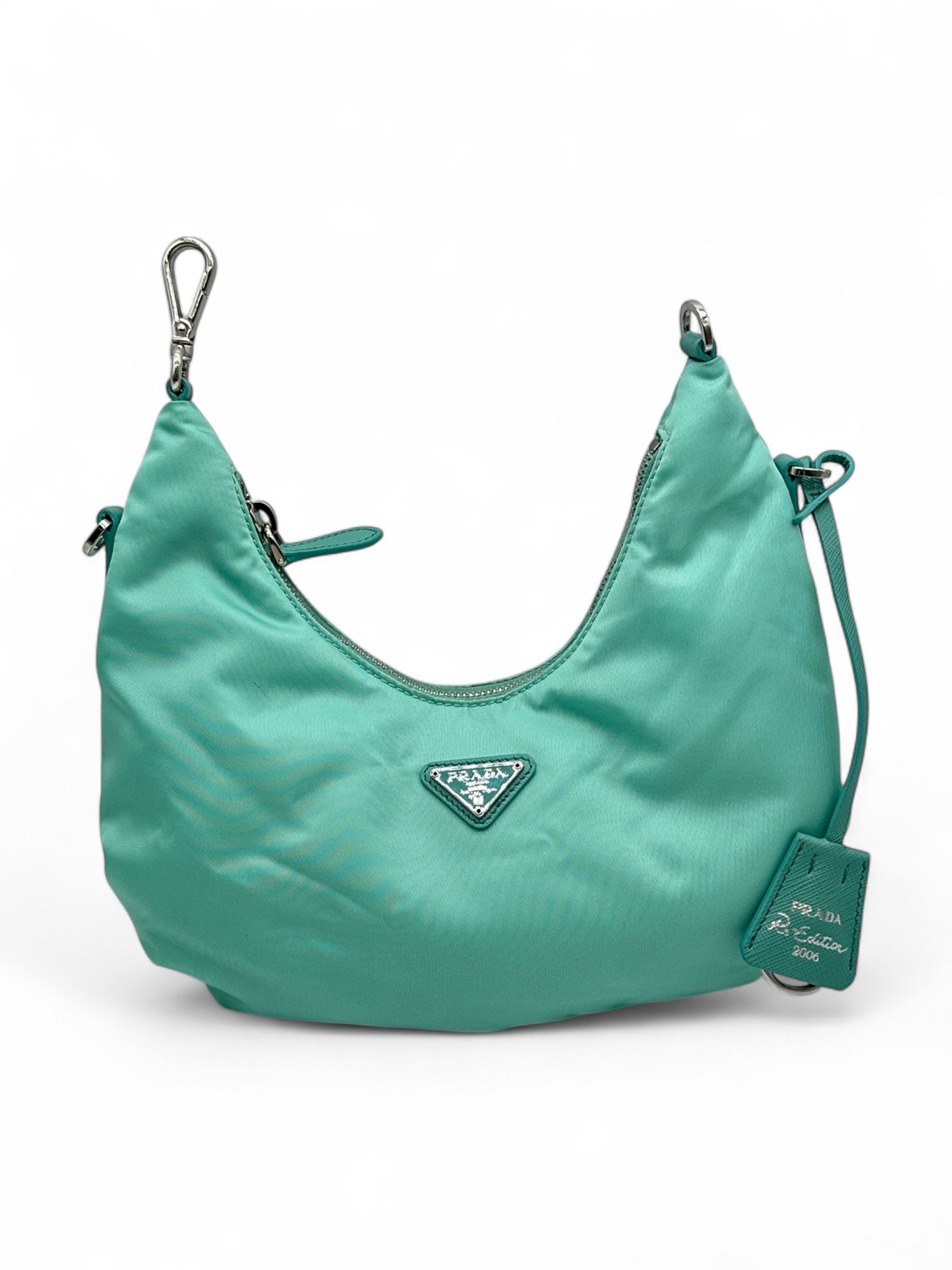 Prada - Sac Re-Edition 2006 nylon vert jade