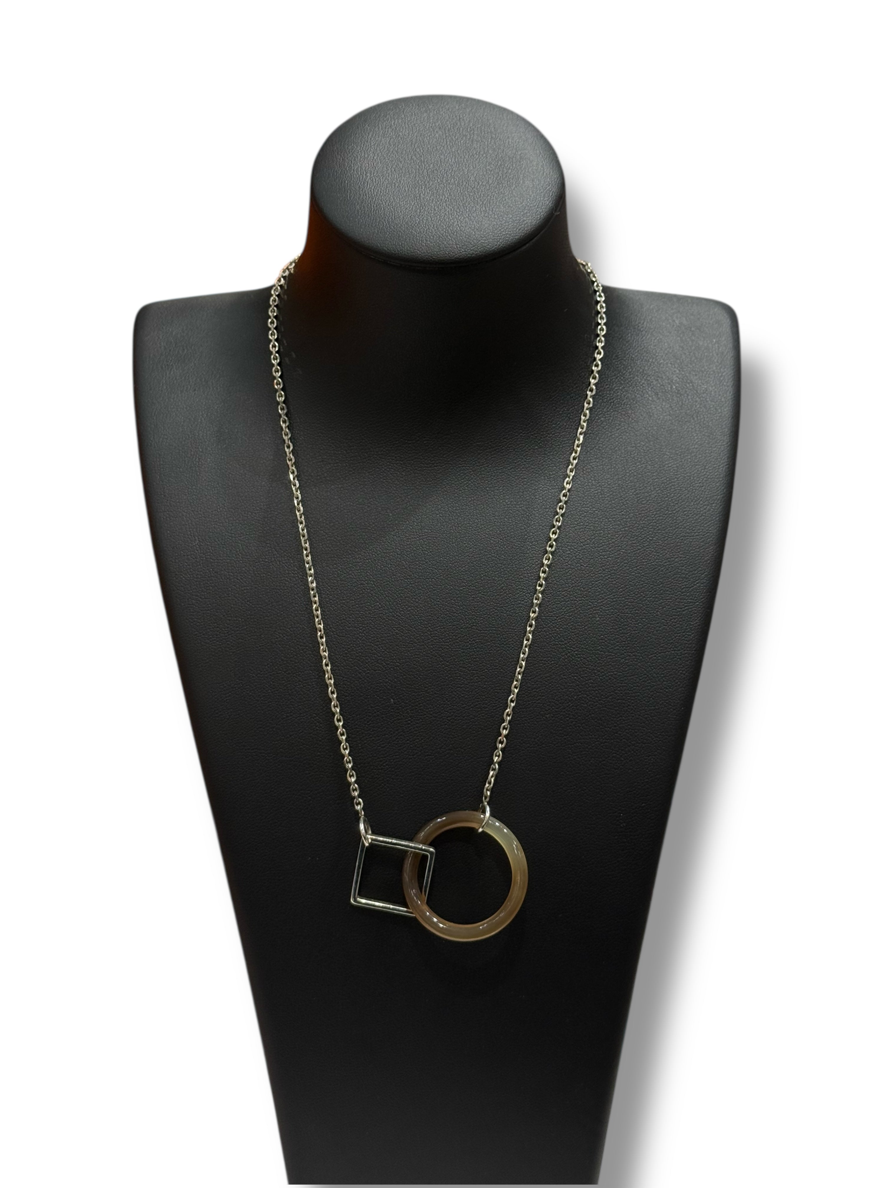 Hermès - collier Corne & Argent