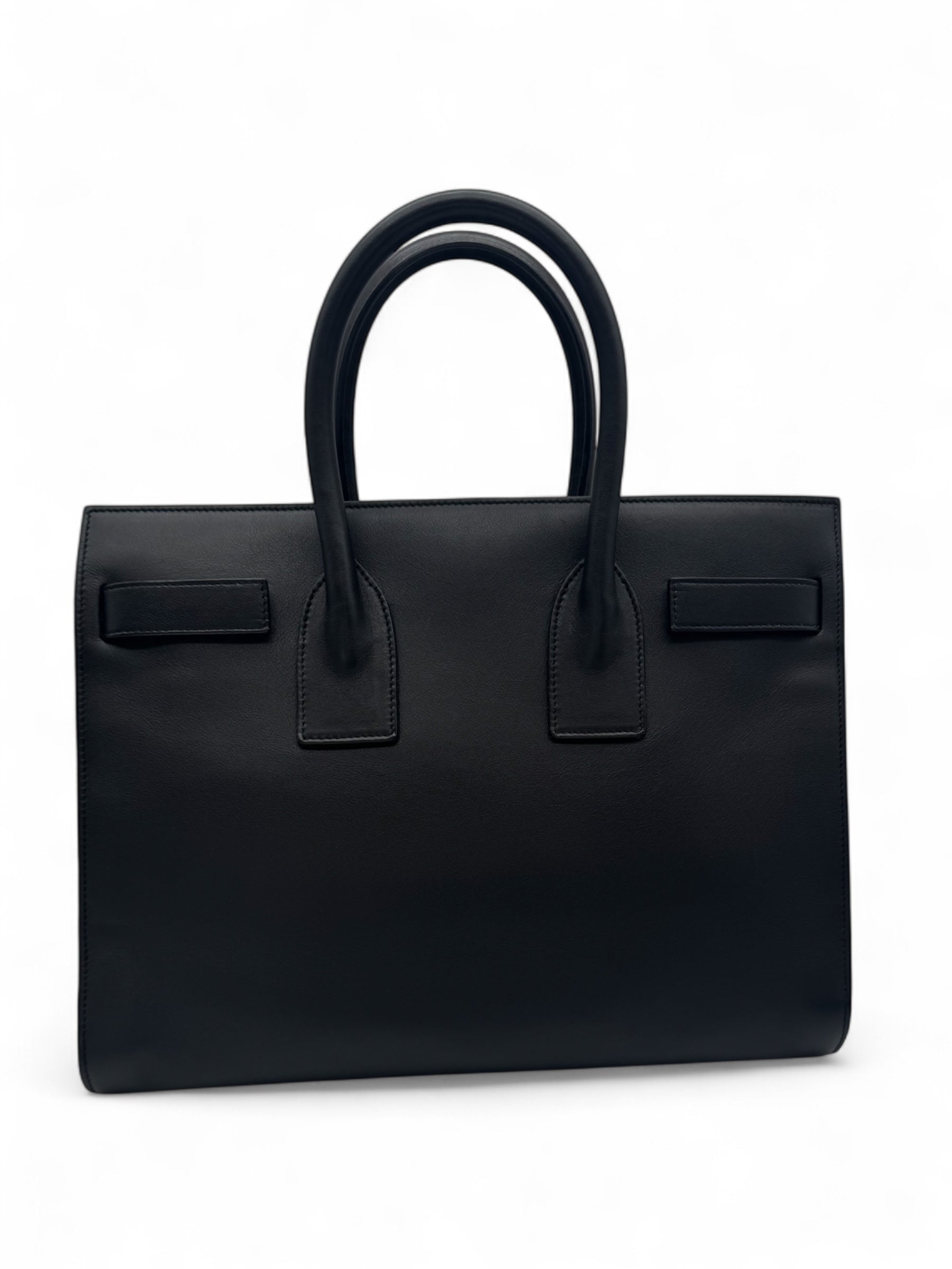 Saint Laurent - Sac de jour Small en cuir lisse