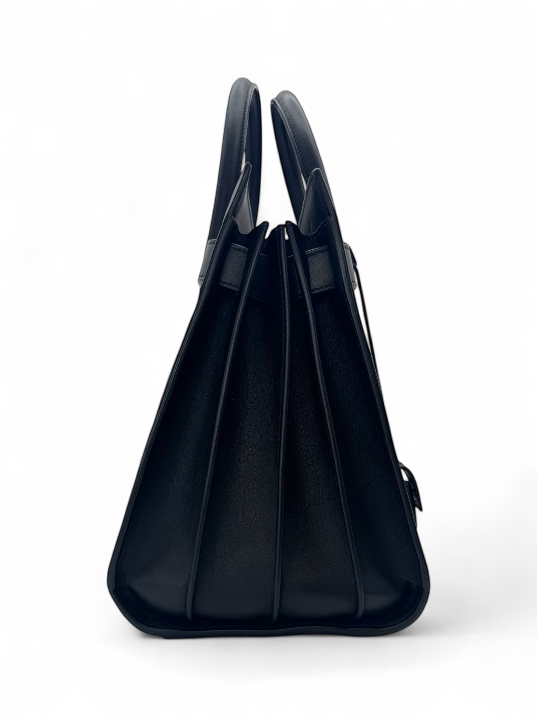 Saint Laurent - Sac de jour Small en cuir lisse