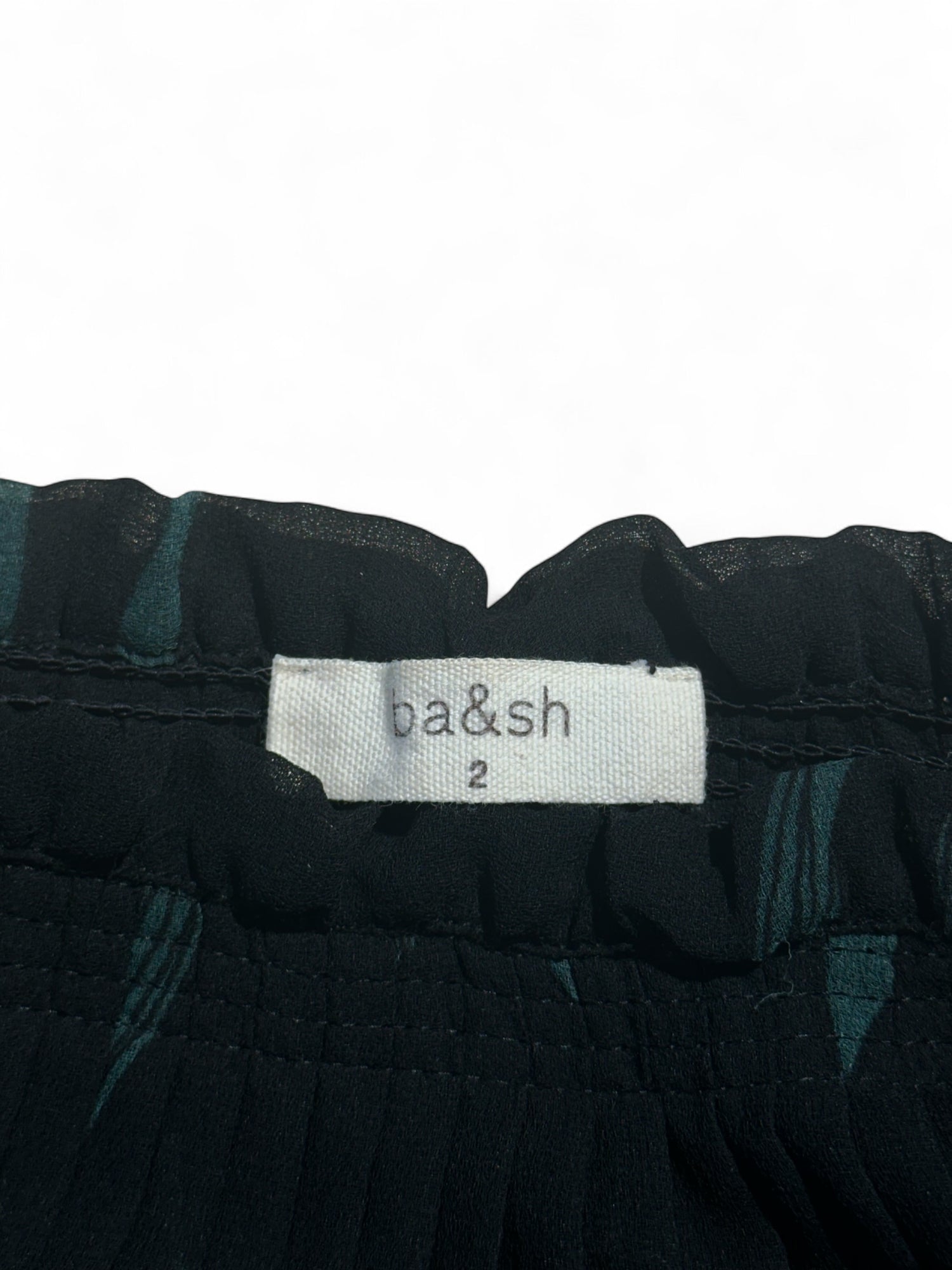 Ba&Sh - Blouse plissée noir T38