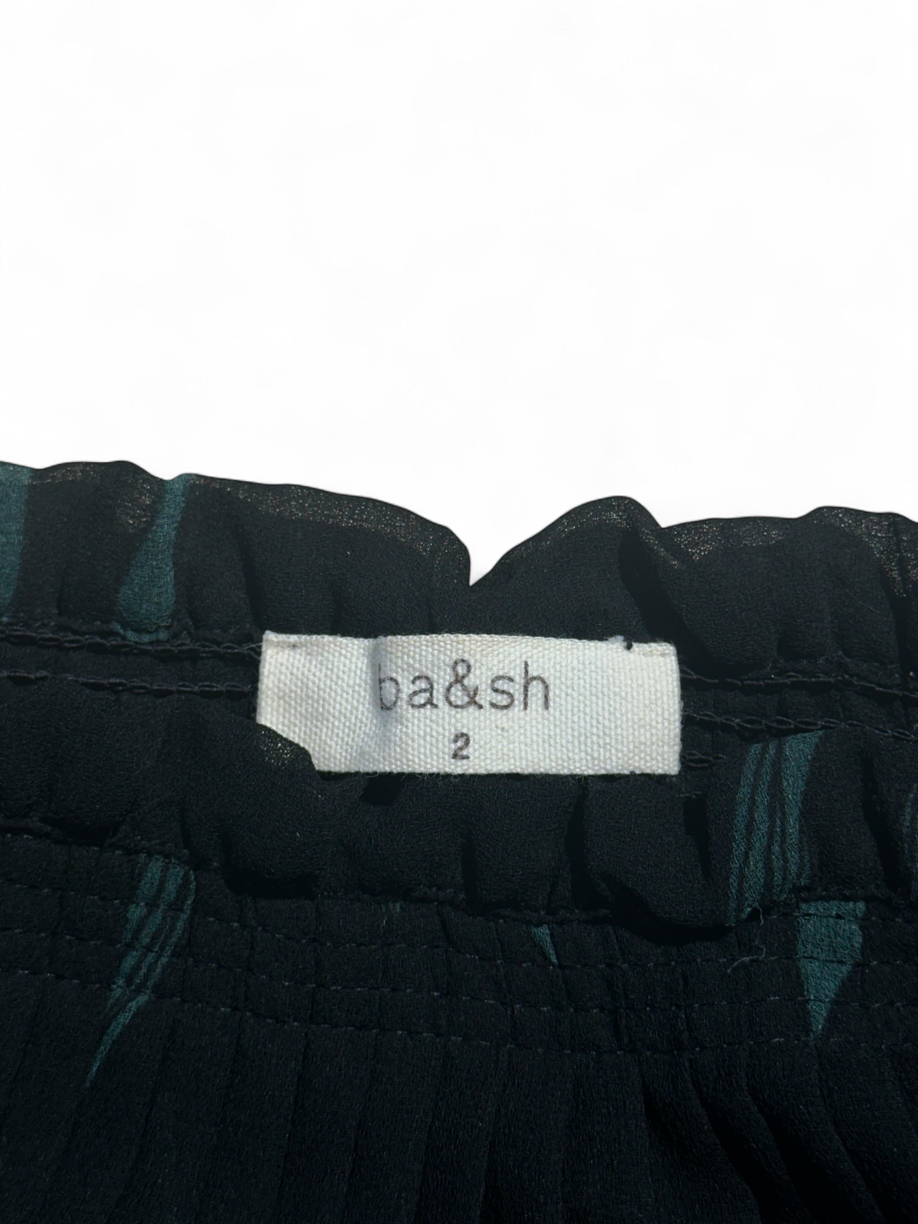 Ba&Sh - Blouse plissée noir T38