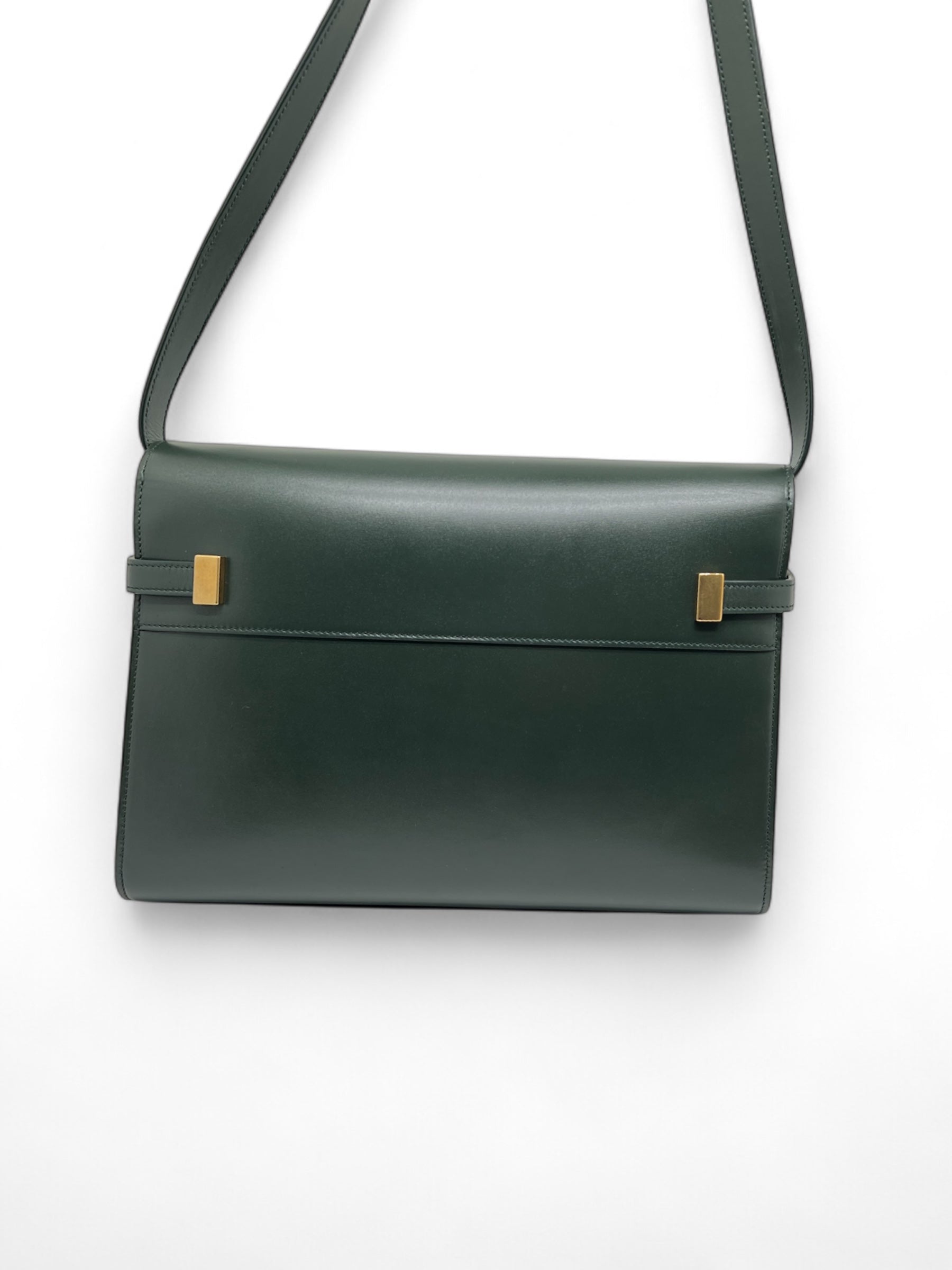 Saint Laurent - Sac à main en cuir Manhattan