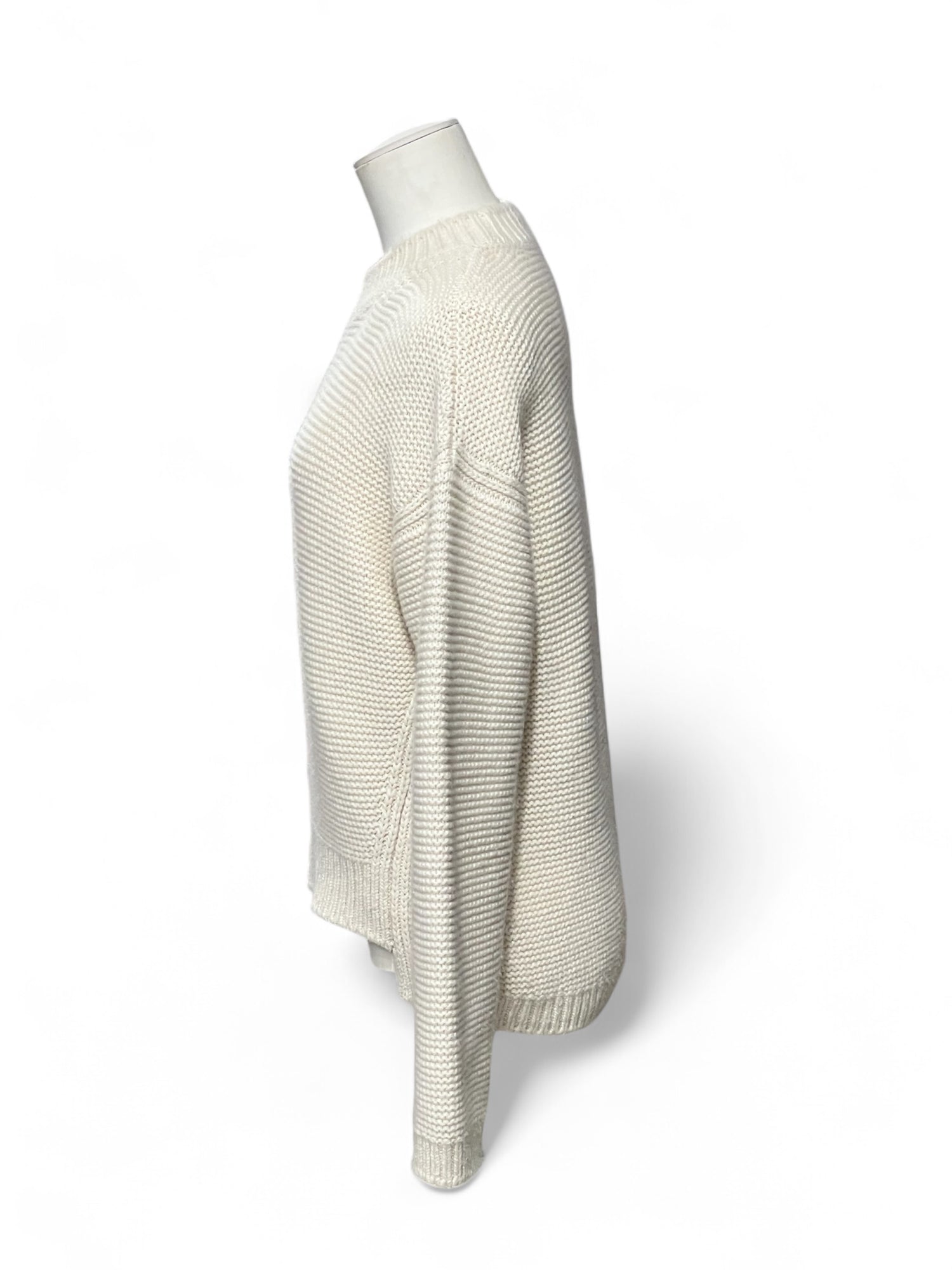 Hermès - Pull en cachemire beige T38