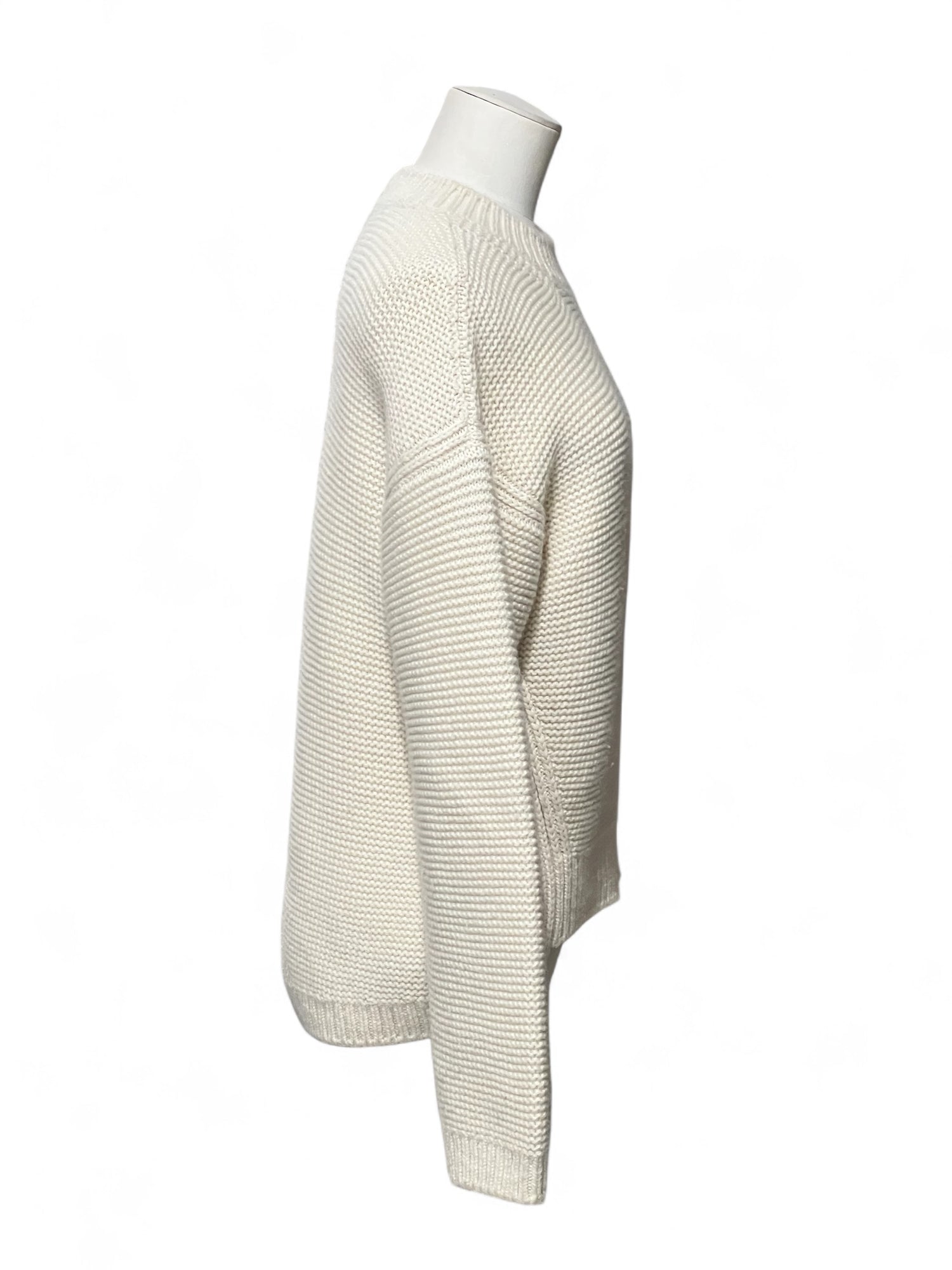 Hermès - Pull en cachemire beige T38