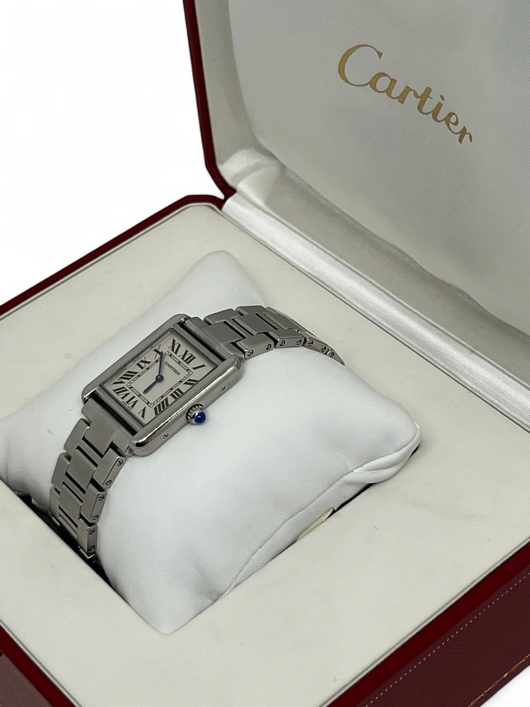 Cartier - Montre Cartier Tank solo en acier